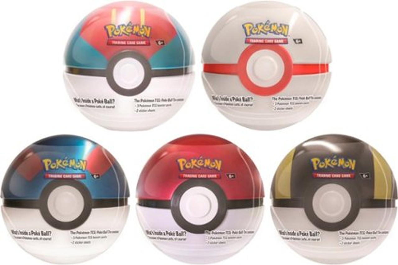 Pokémon - Trading Card Game: Poké Ball Tin - Styles May Vary