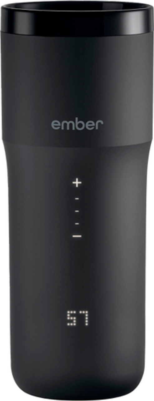 Ember Travel Mug 2+, 12 oz, Temperature Control Smart Travel Mug, Black - Black