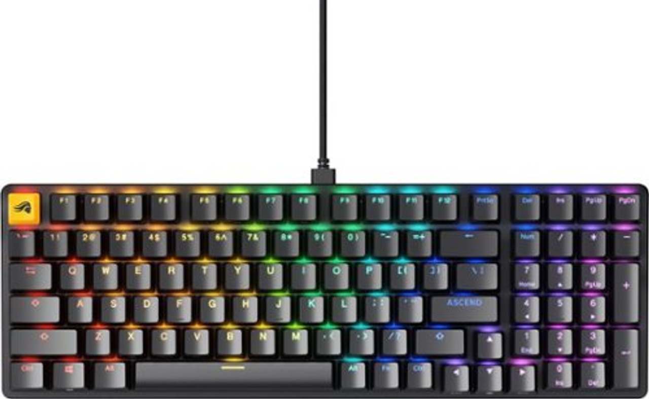 Glorious - GMMK 2 96% Full Size Prebuilt Hotswap Mechanical Gaming Keyboard - Black