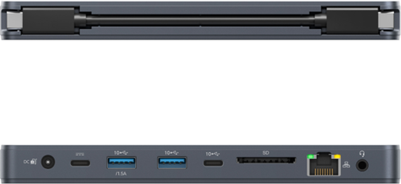 Hyper - HyperDrive Next 10 Port Business Class USB-C Dock - Gray