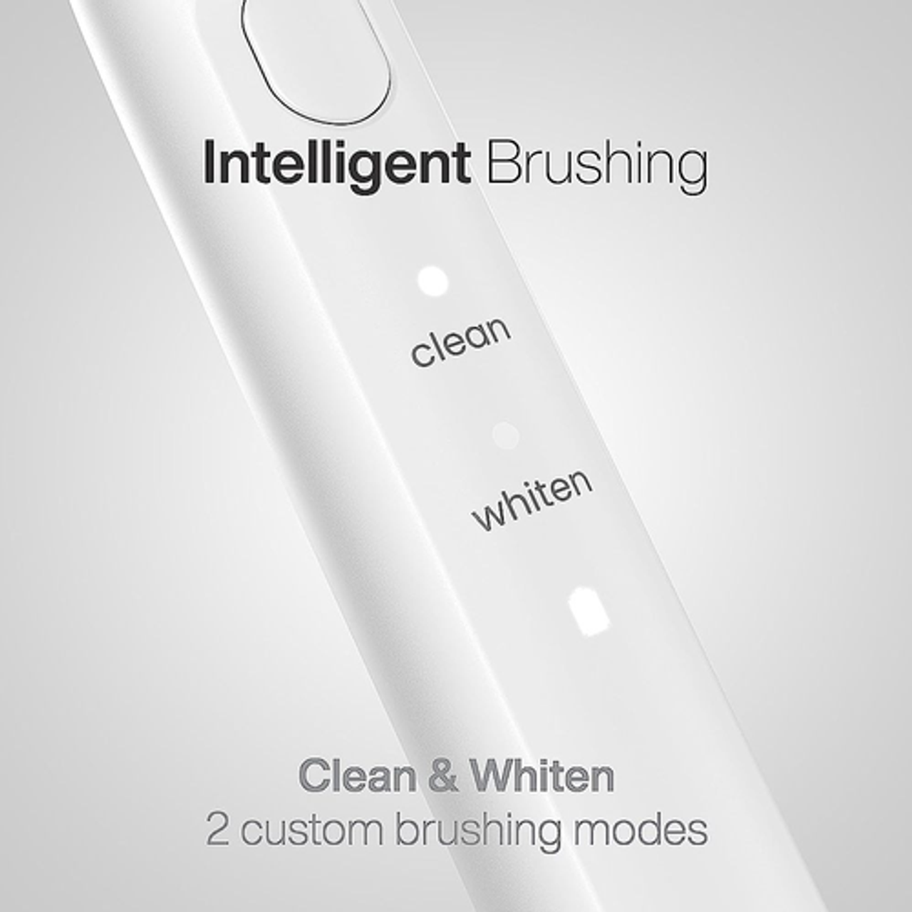 AquaSonic Icon Rechargeable Power Toothbrush | Magnetic Holder & Slim Travel Case - Optic White - white