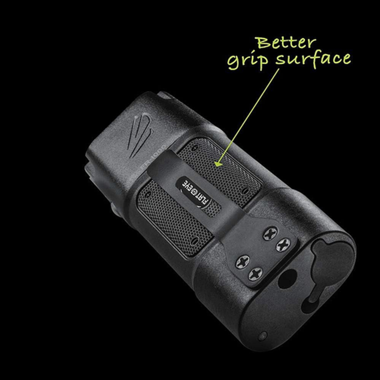 Panther Vision - FLATEYE™ Rechargeable FR-1000 Flashlight – 1025 Lumens - Black