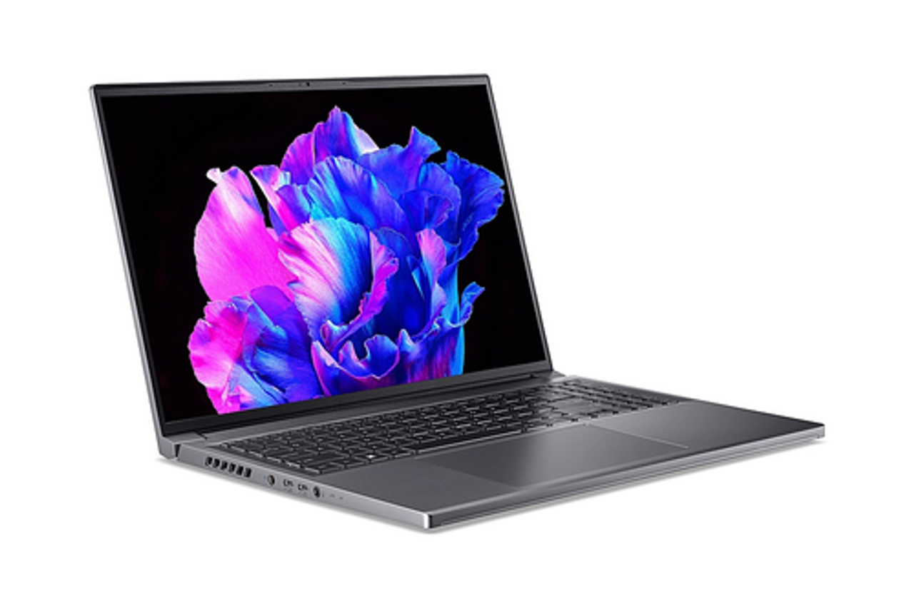 Acer - Swift X 16 - 16" 2560x1600 165Hz Laptop – AMD Ryzen 7 7840HS – NVIDIA GeForce RTX 3050 - 16GB LPDDR5 – 1TB Gen4 SSD - Steel Gray