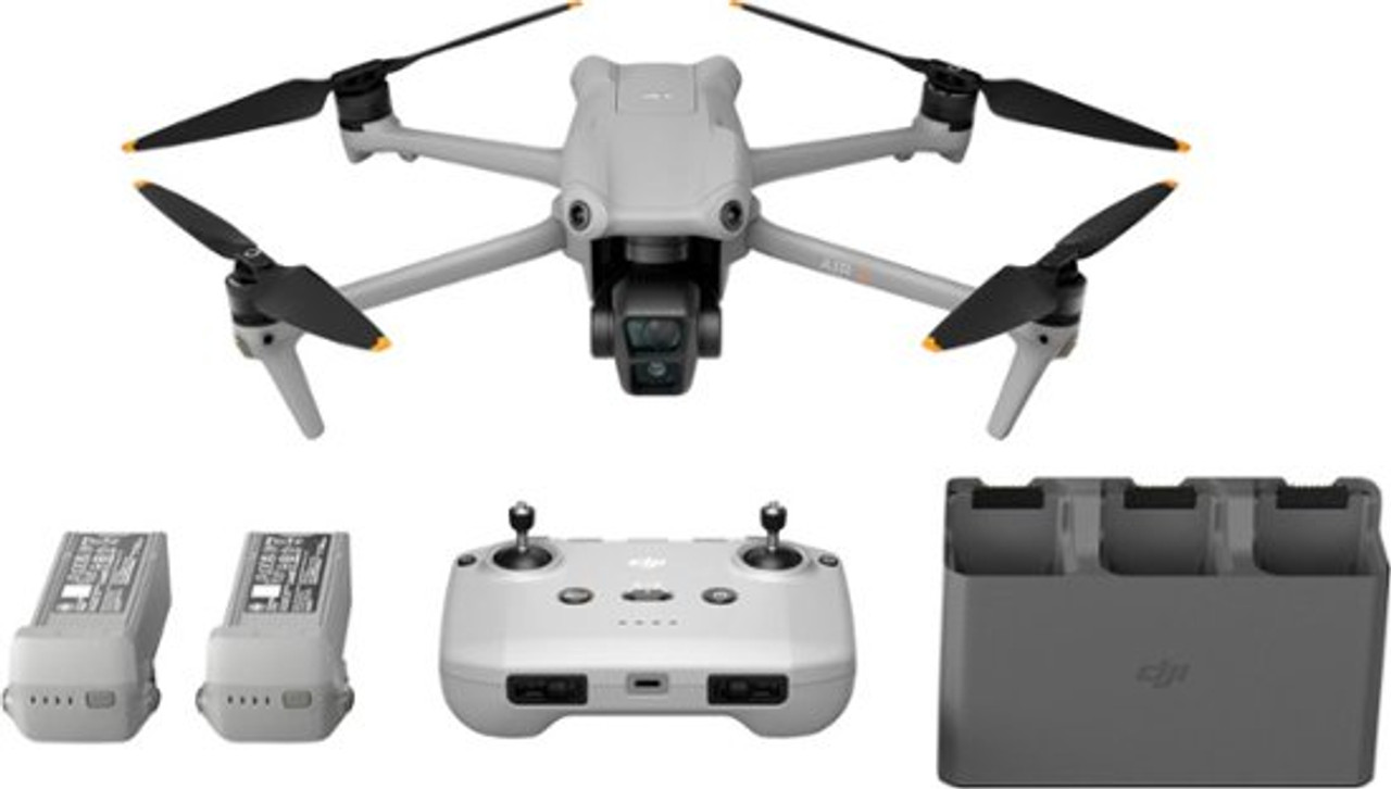 DJI - Air 3 Fly More Combo Drone with RC-N2 Remote Control - Gray SKU 6546638