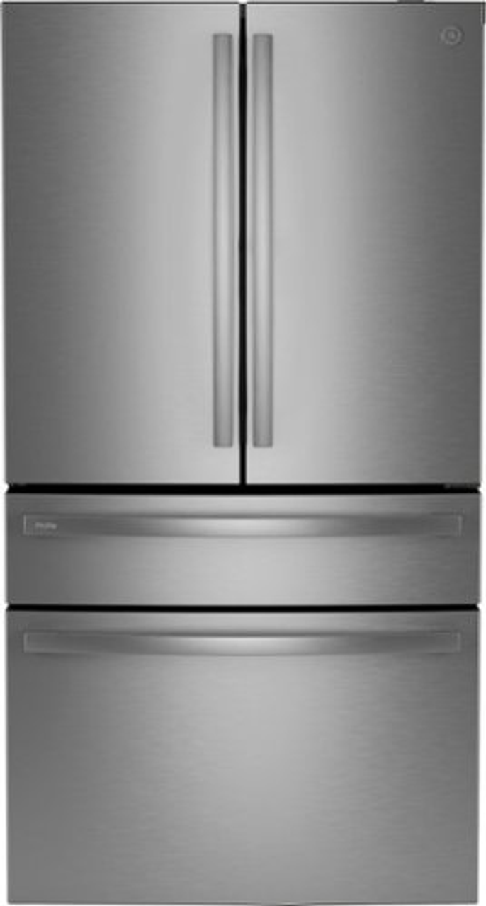 GE Profile - 28.7 Cu. Ft. 4 Door French Door Refrigerator  with Dual-Dispense AutoFill Pitcher - Stainless Steel