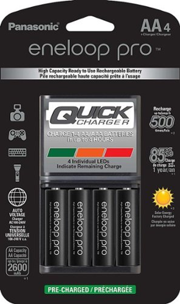 Panasonic - Eneloop Rechargeable Batteries