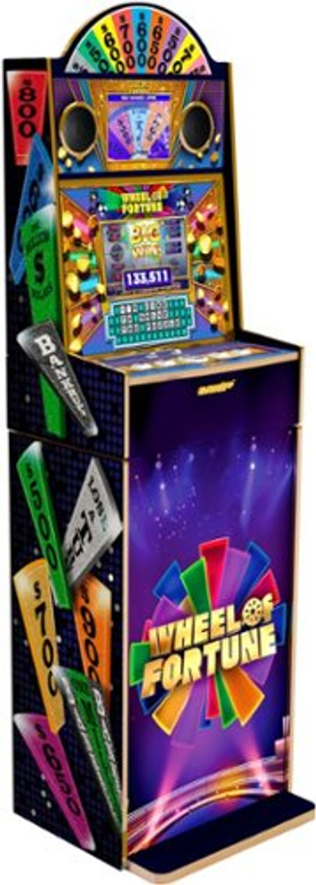 Arcade1Up Wheel of Fortune Casinocade Deluxe, built for your home, over 5-foot-tall stand-up cabinet, and 24 games