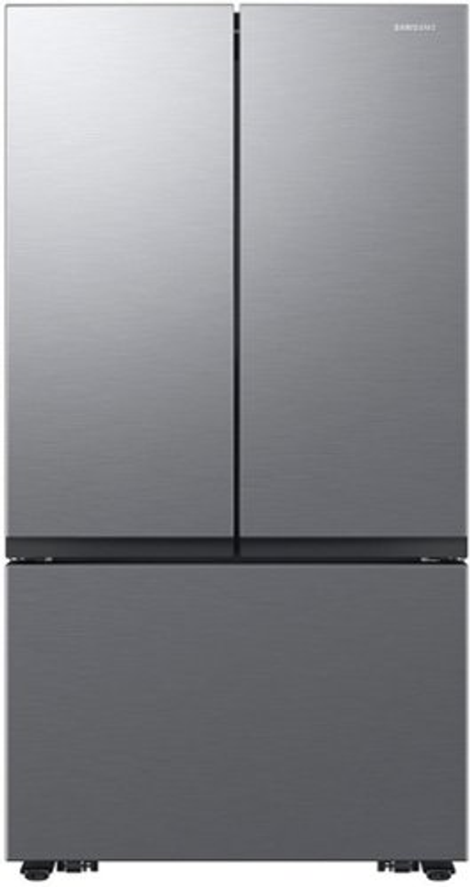 Samsung - 27 cu. ft. Mega Capacity 3-Door French Door Counter Depth Refrigerator with Dual Auto Ice Maker