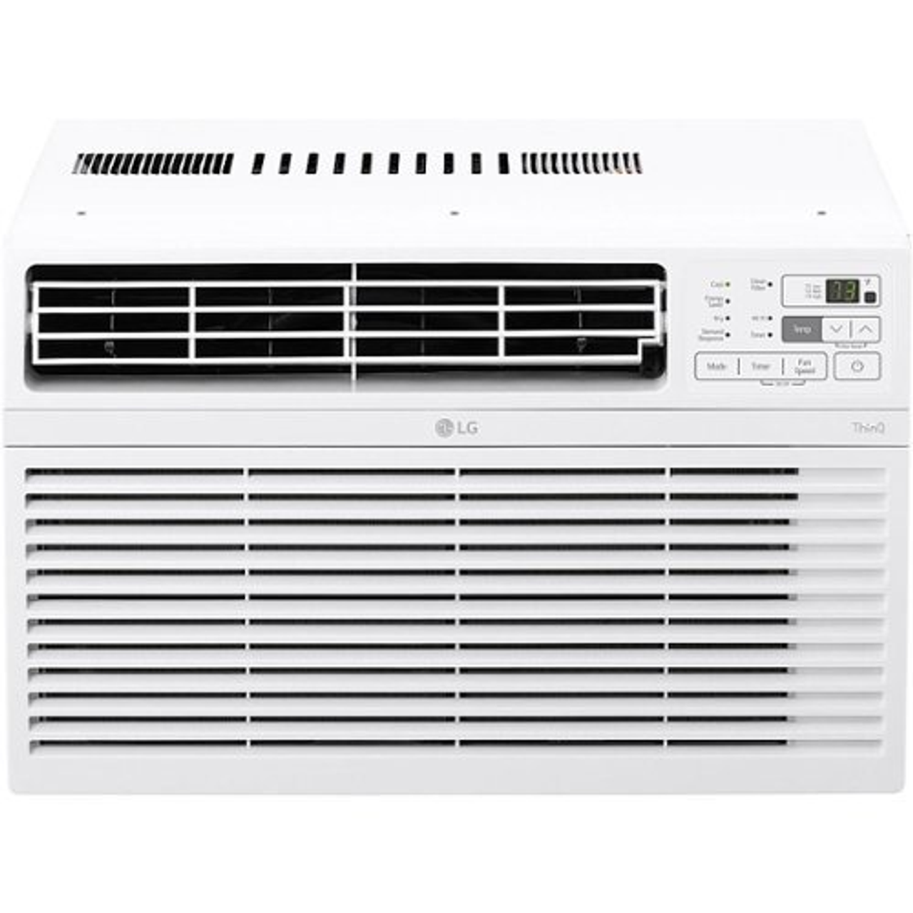 LG - 350 Sq. Ft 8,000 BTU Window Mounted Air Conditioner - White