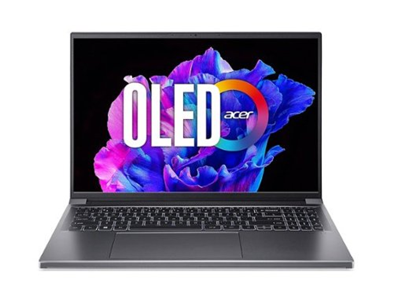 Acer - Swift X 16 – OLED 16" 3200x2000 120Hz HDR500 Laptop – AMD Ryzen 9 7940HS with 16GB LPDDR5– GeForce RTX 4050 –1TB  SSD - Steel Gray