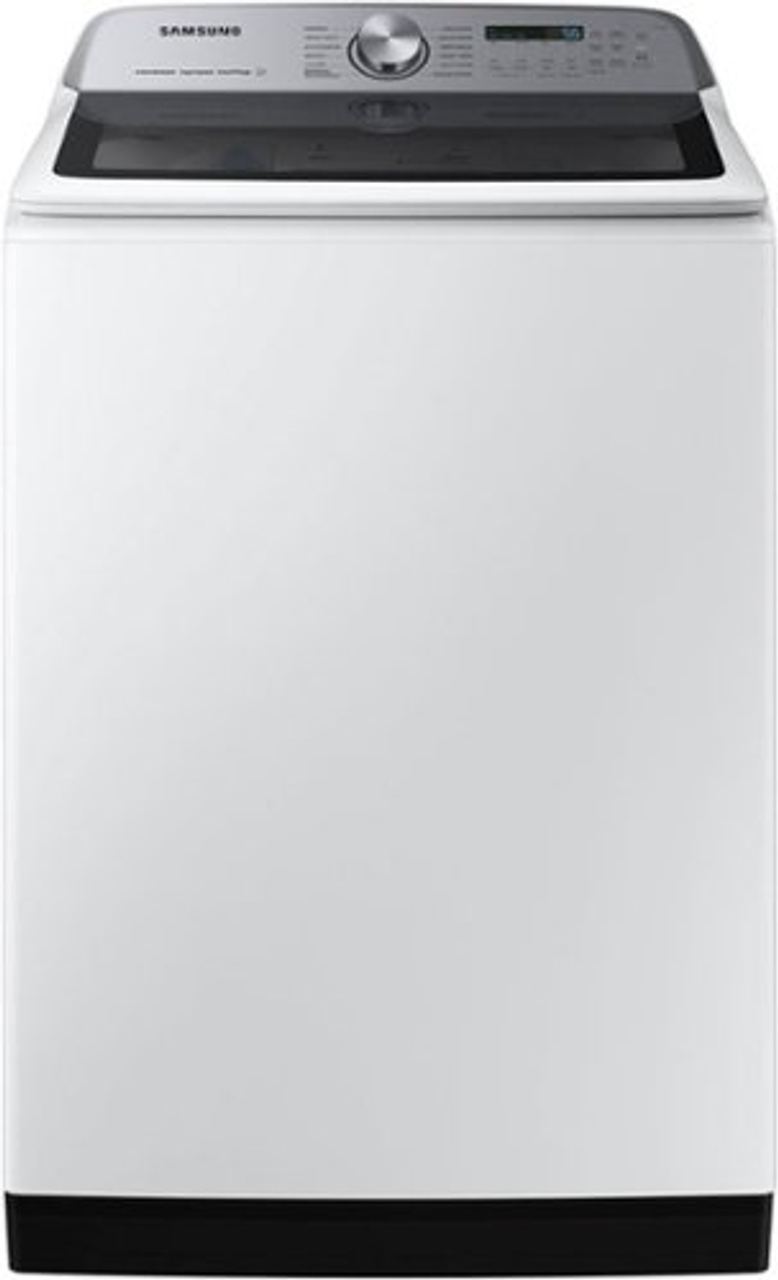 Samsung - 5.5 cu. ft. High-Efficiency Smart Top Load Washer with Super Speed Wash - White