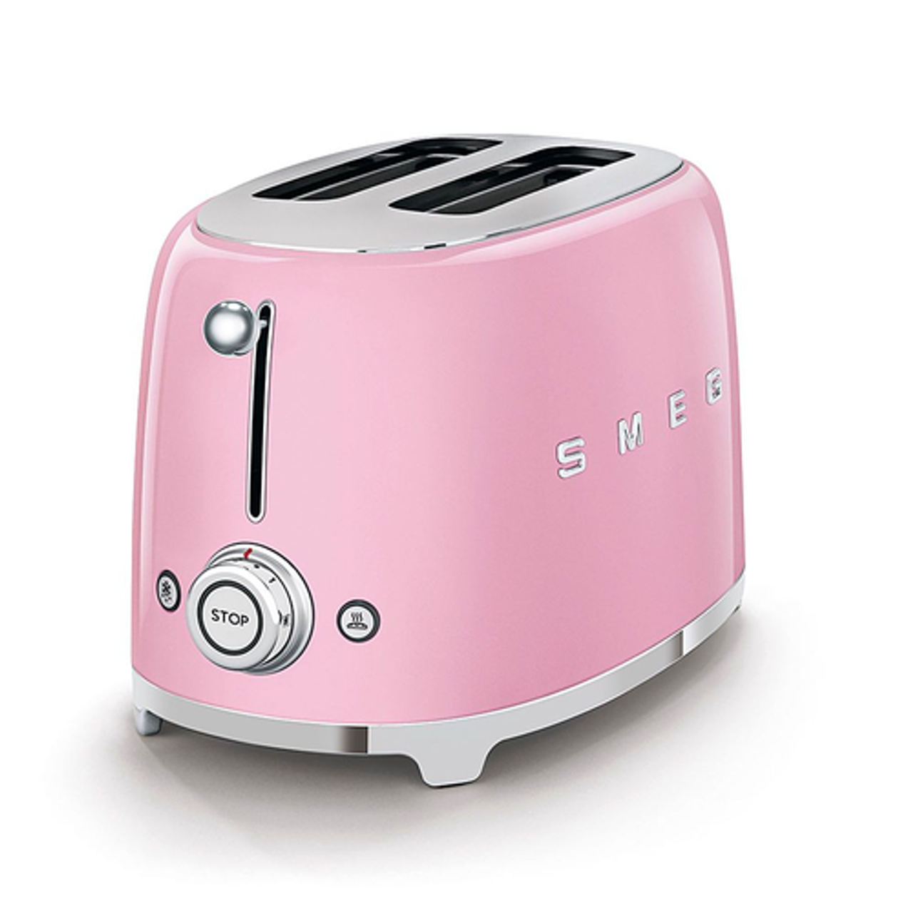 SMEG - TSF01 2-Slice Wide Slot Toaster - Pink