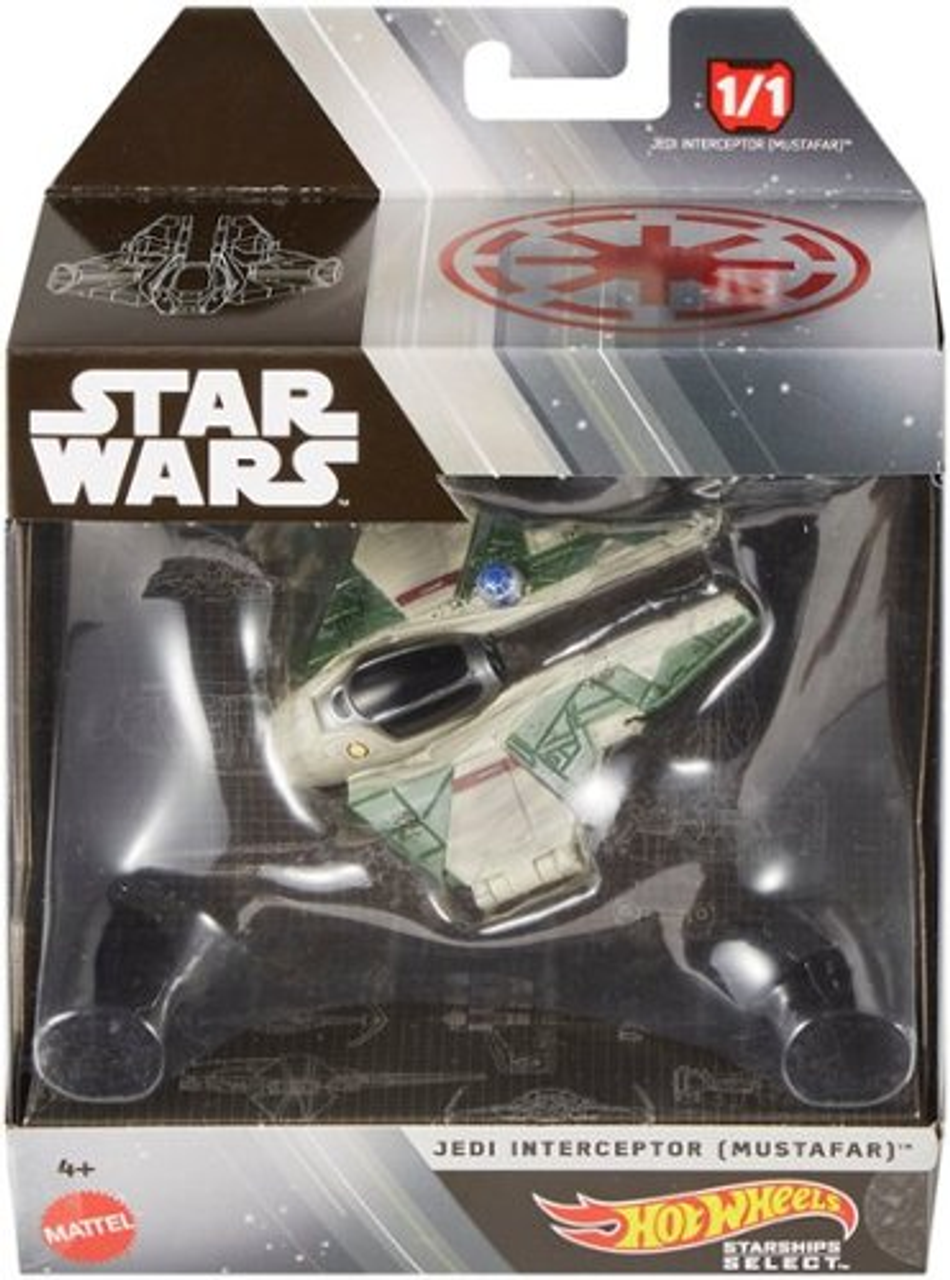 Hot Wheels - Star Wars Starships Select Collection - Styles May Vary