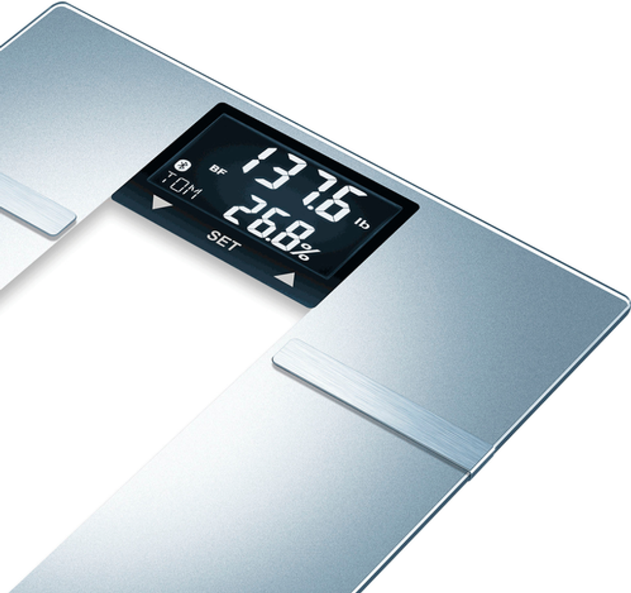 Beurer - Bluetooth Digital Body Weight Scale - Silver