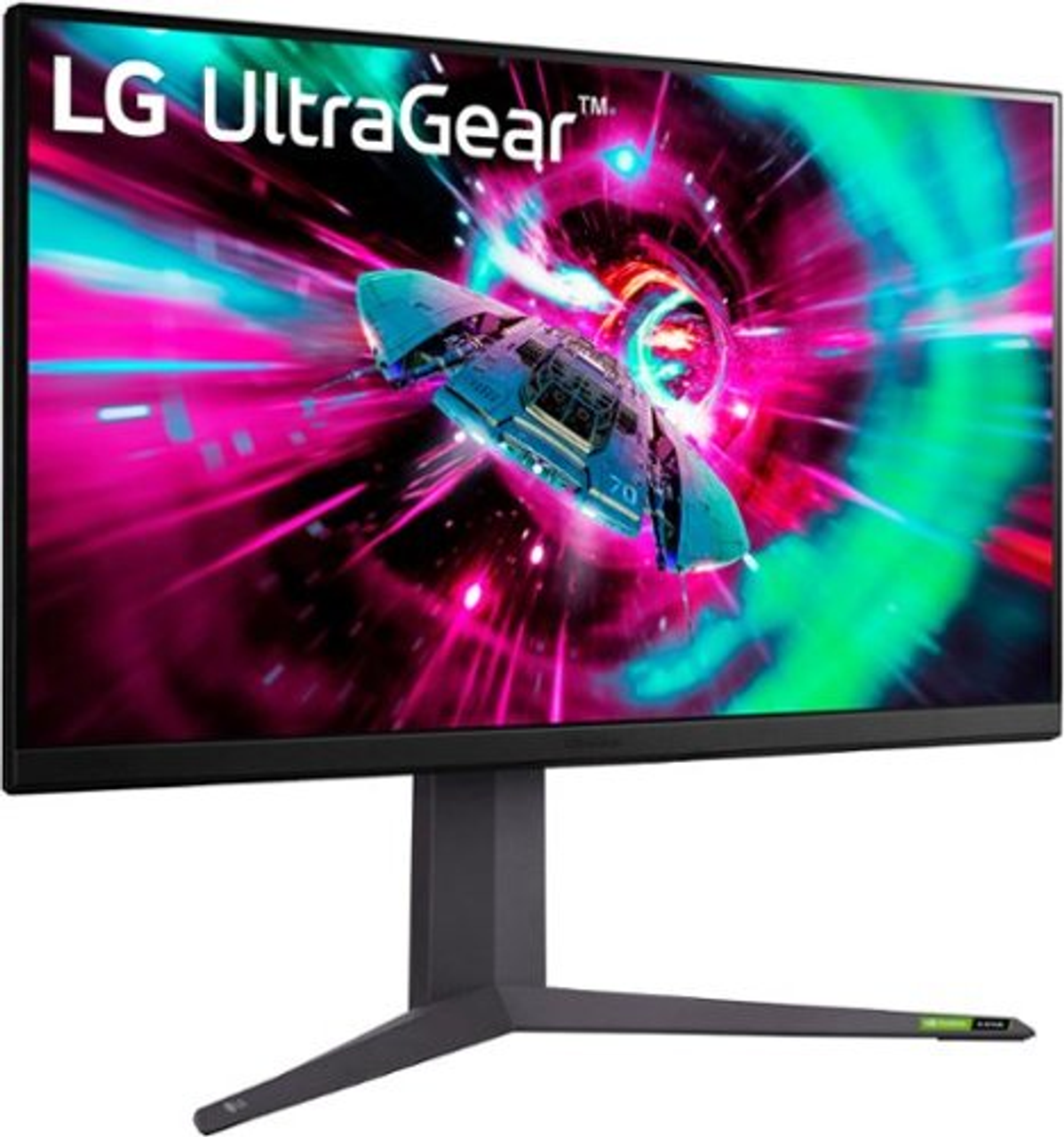 LG - UltraGear 32" IPS UHD FreeSync and G-SYNC Compatible Monitor with HDR (Display Port, HDMI) - Black