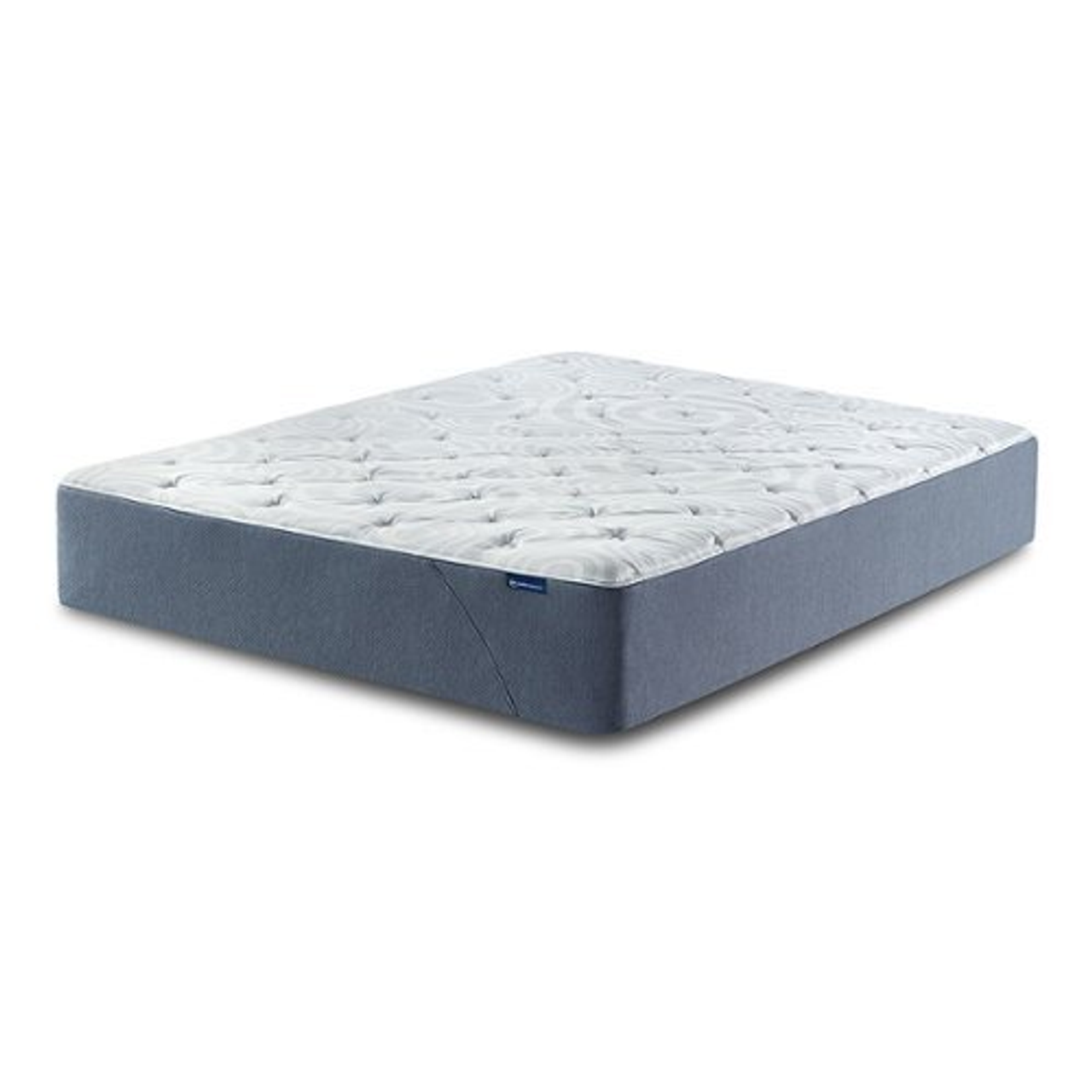 Serta - Perfect Sleeper Tranquil Wave 11" Medium Hybrid Mattress - Light Blue