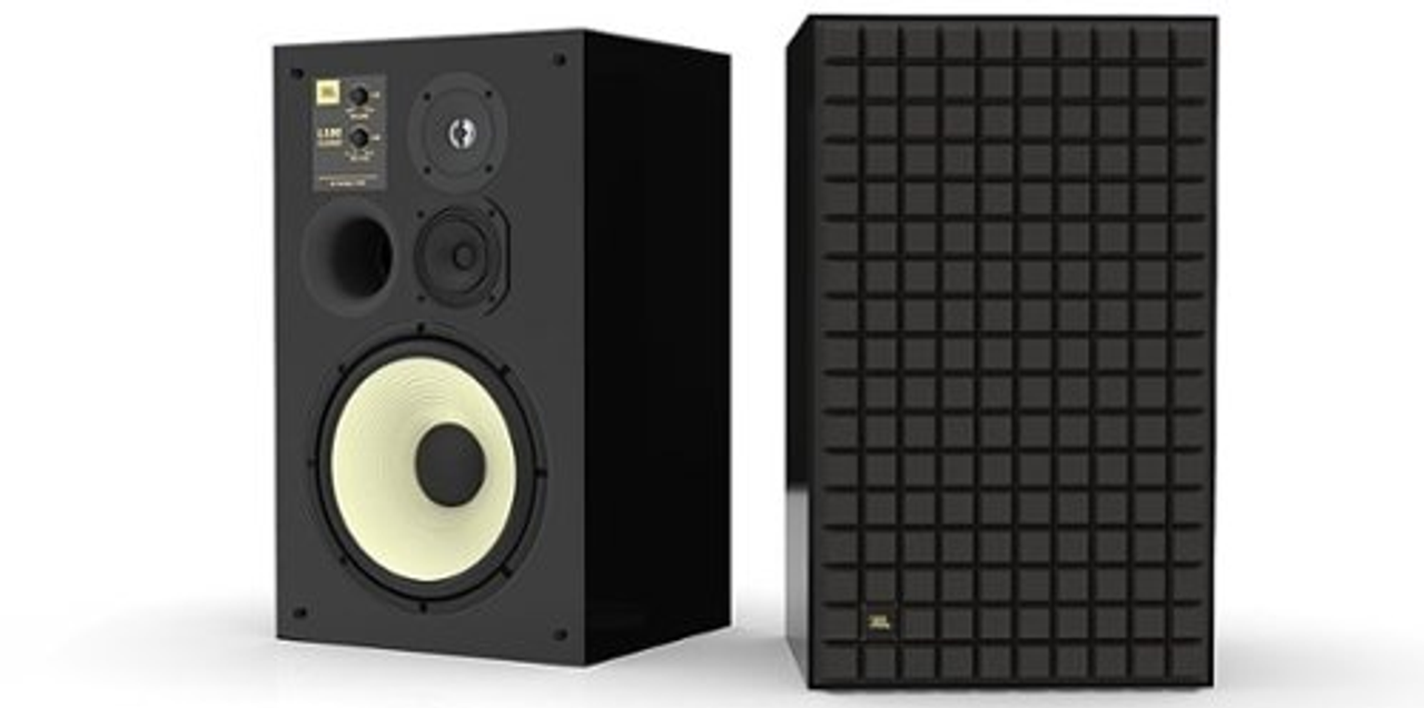 JBL - L100 Black Edition 12" 3-Way Bookshelf Loudspeakers (Each) - Black Gloss