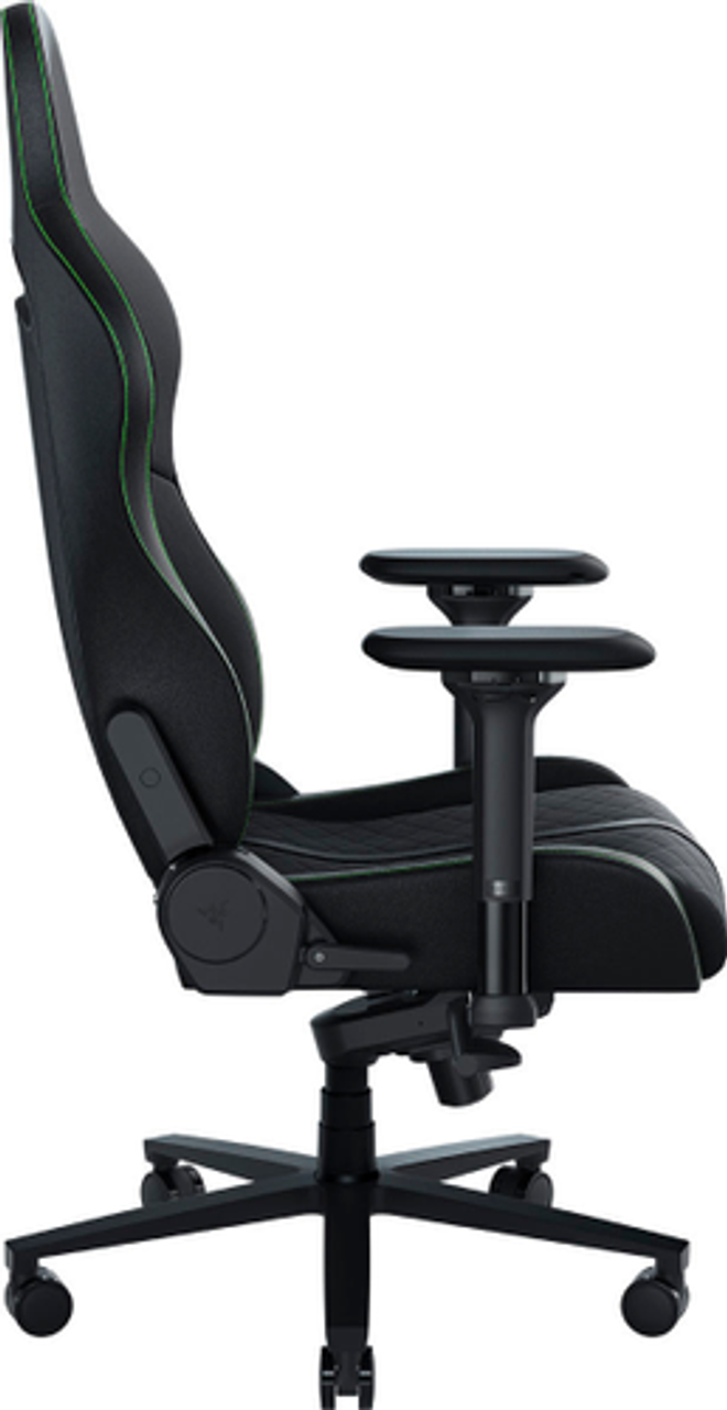 Razer - Enki Gaming Chair for All-Day Comfort - Green/Black