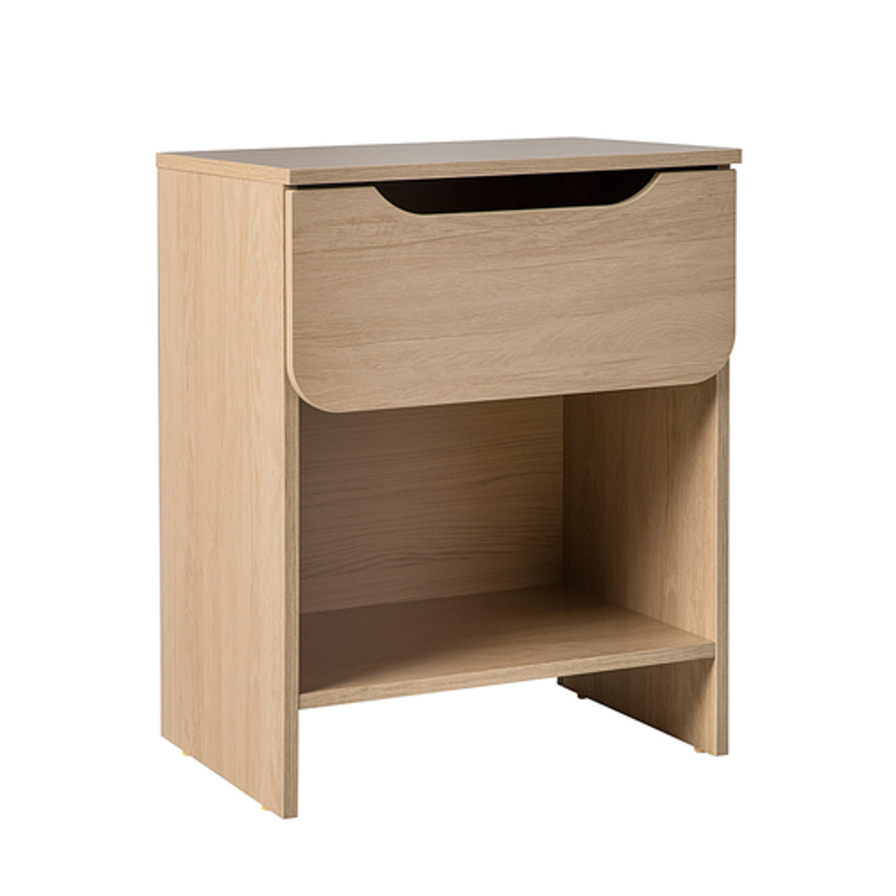 Walker Edison - Modern 1-Drawer Nightstand with Cubby - Riviera