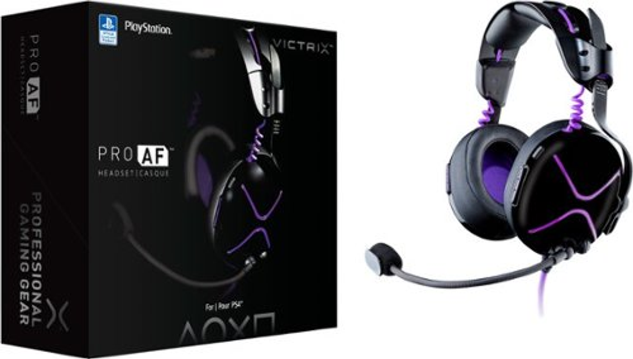 PDP - Victrix Pro AF Headset for PS4 - Black