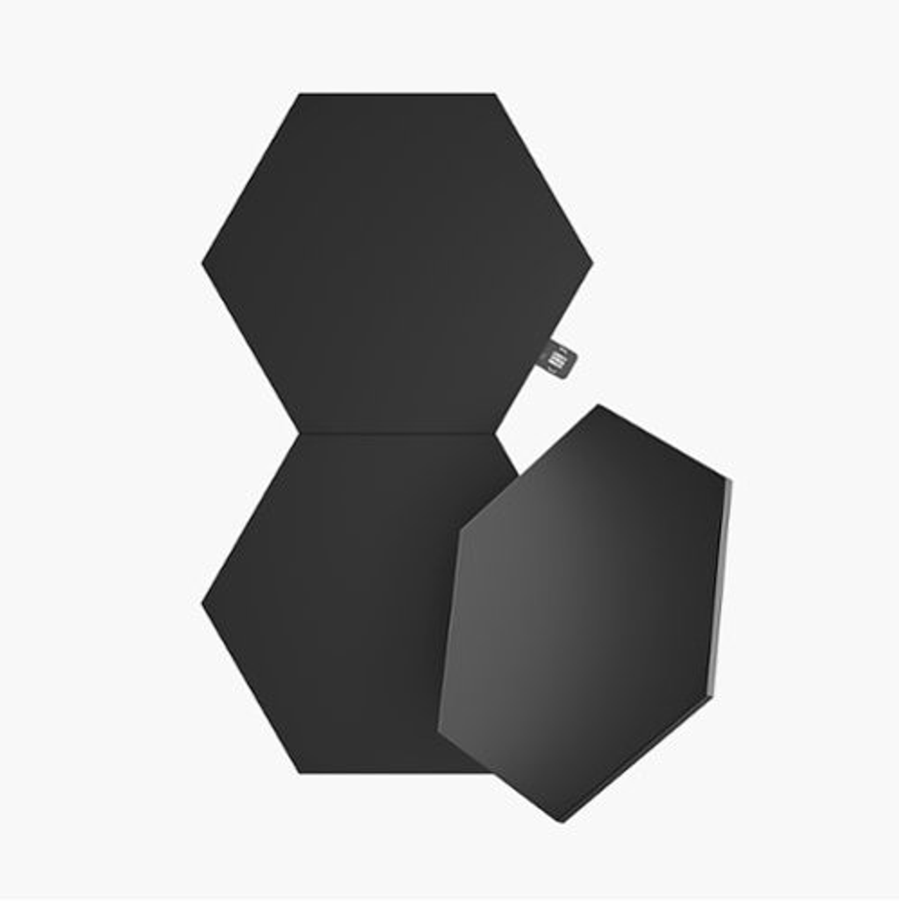 Nanoleaf - Shapes Ultra Black Hexagons Expansion (3 Panels) - Multicolor