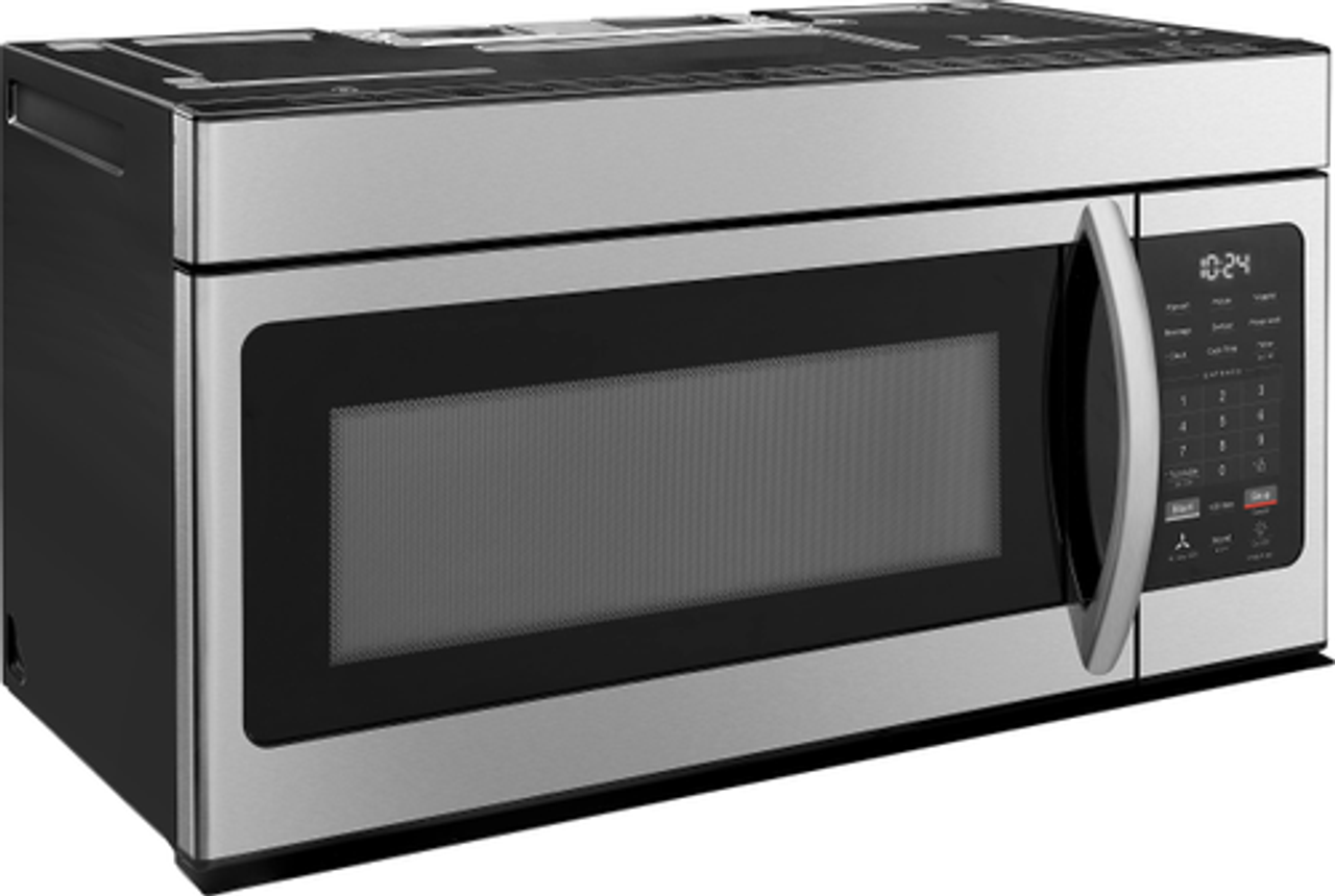 Insignia™ - 1.6 Cu. Ft. Over-the-Range Microwave - Stainless Steel