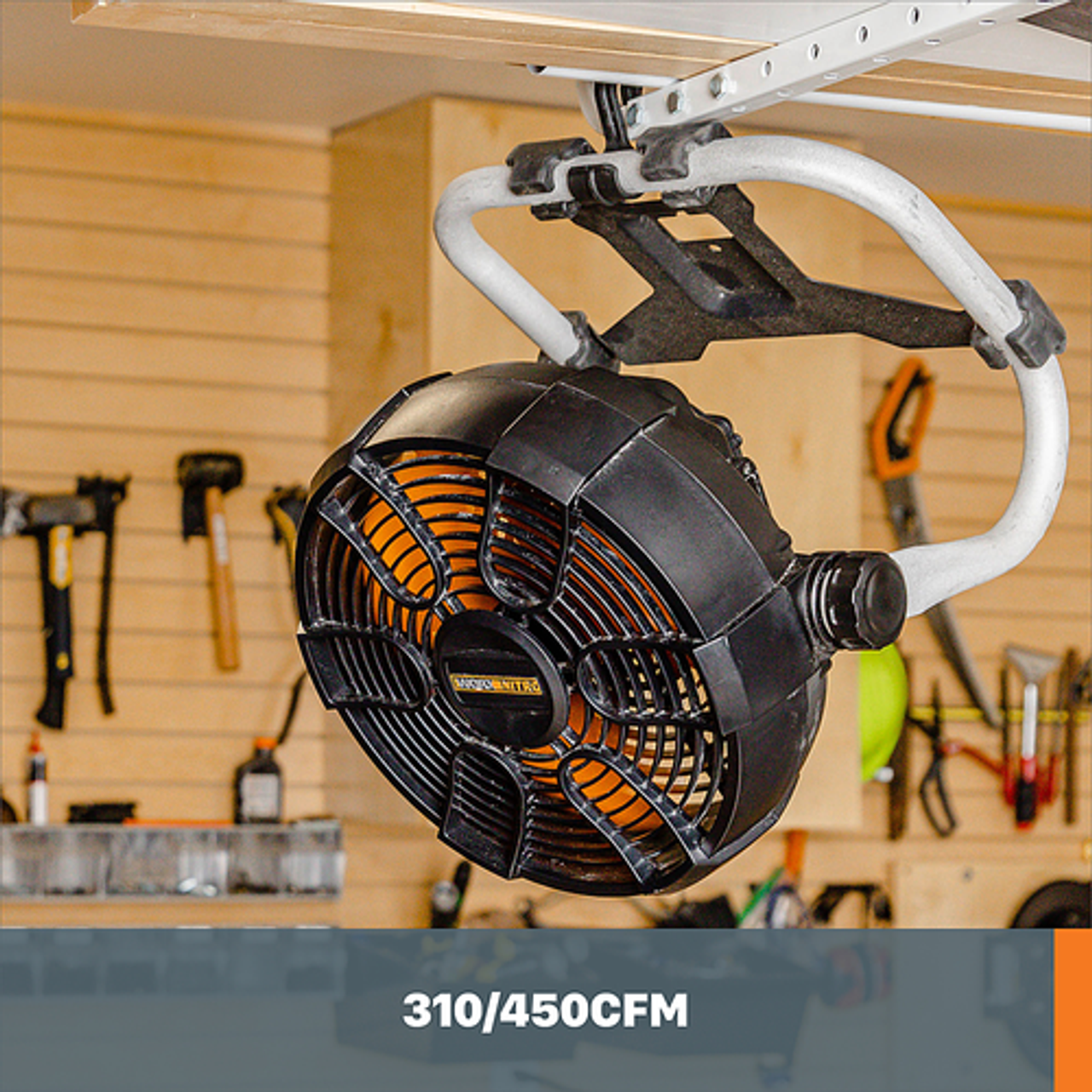 Worx WX095L Nitro 20V Power Share Cordless 9" Work Fan (Battery & Charger Included)