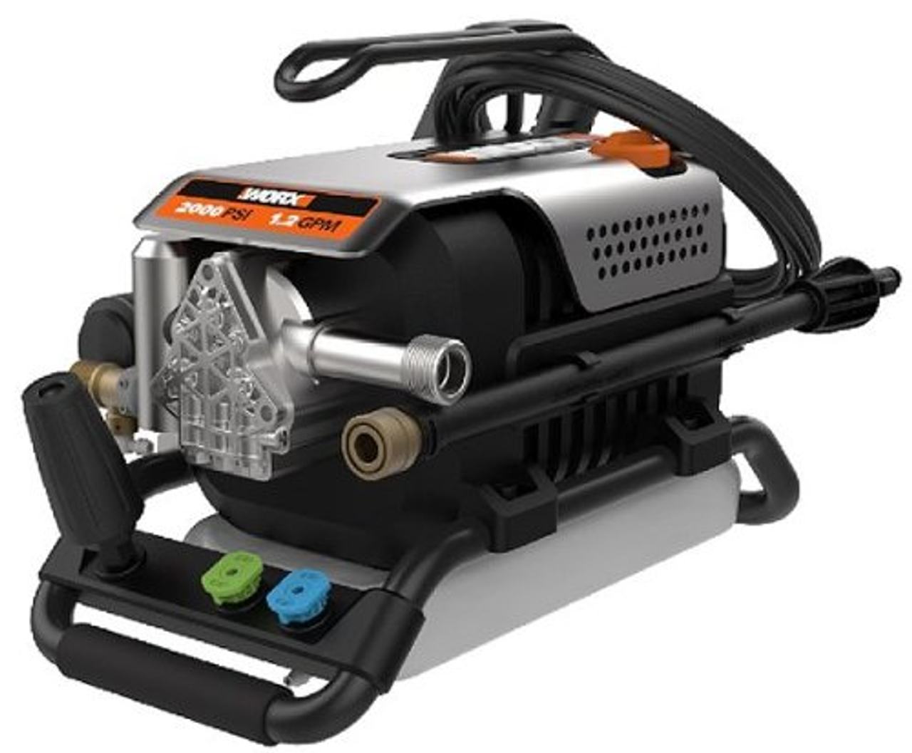 Worx WG605 13 Amp 1800 PSI Electric Pressure Washer - Black