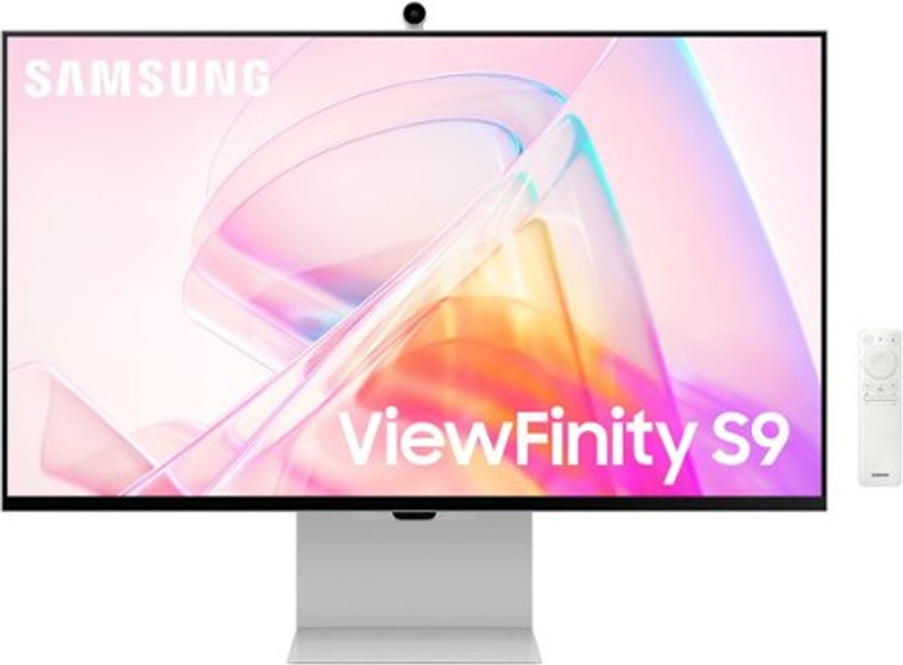 Samsung - 27" ViewFinity S9 5K IPS Smart Monitor with Matte Display, Thunderbolt 4 and SlimFit Camera.