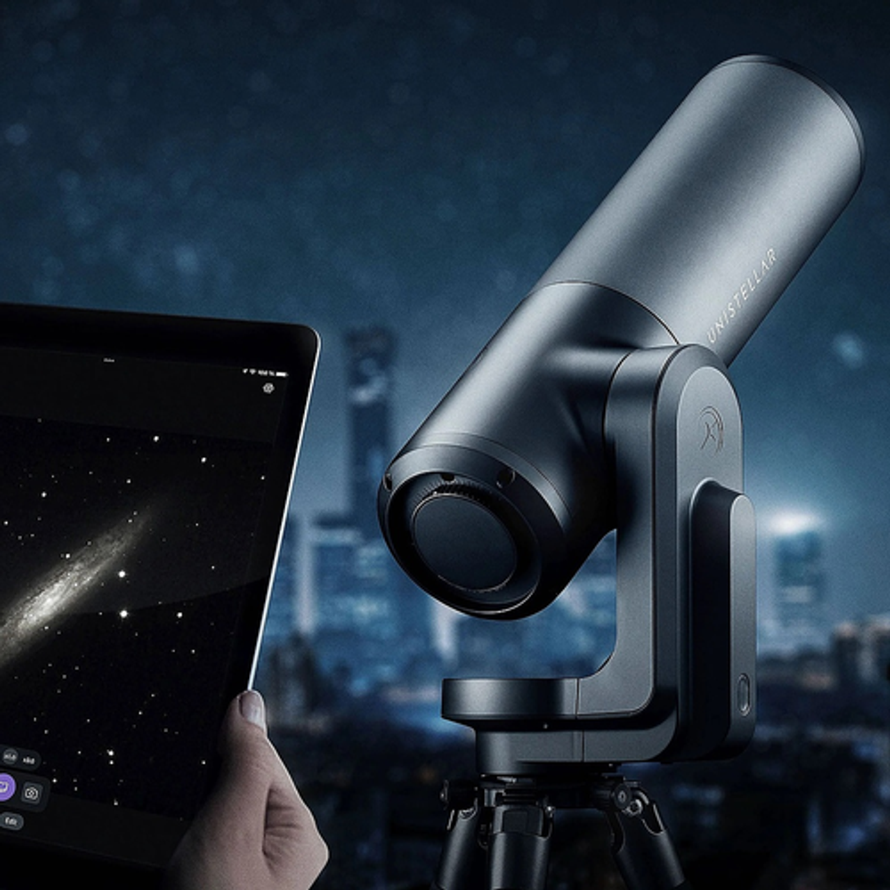 Unisteller - Unistellar eQuinox 2 and Backpack - Smart Telescope for light polluted cities - Black