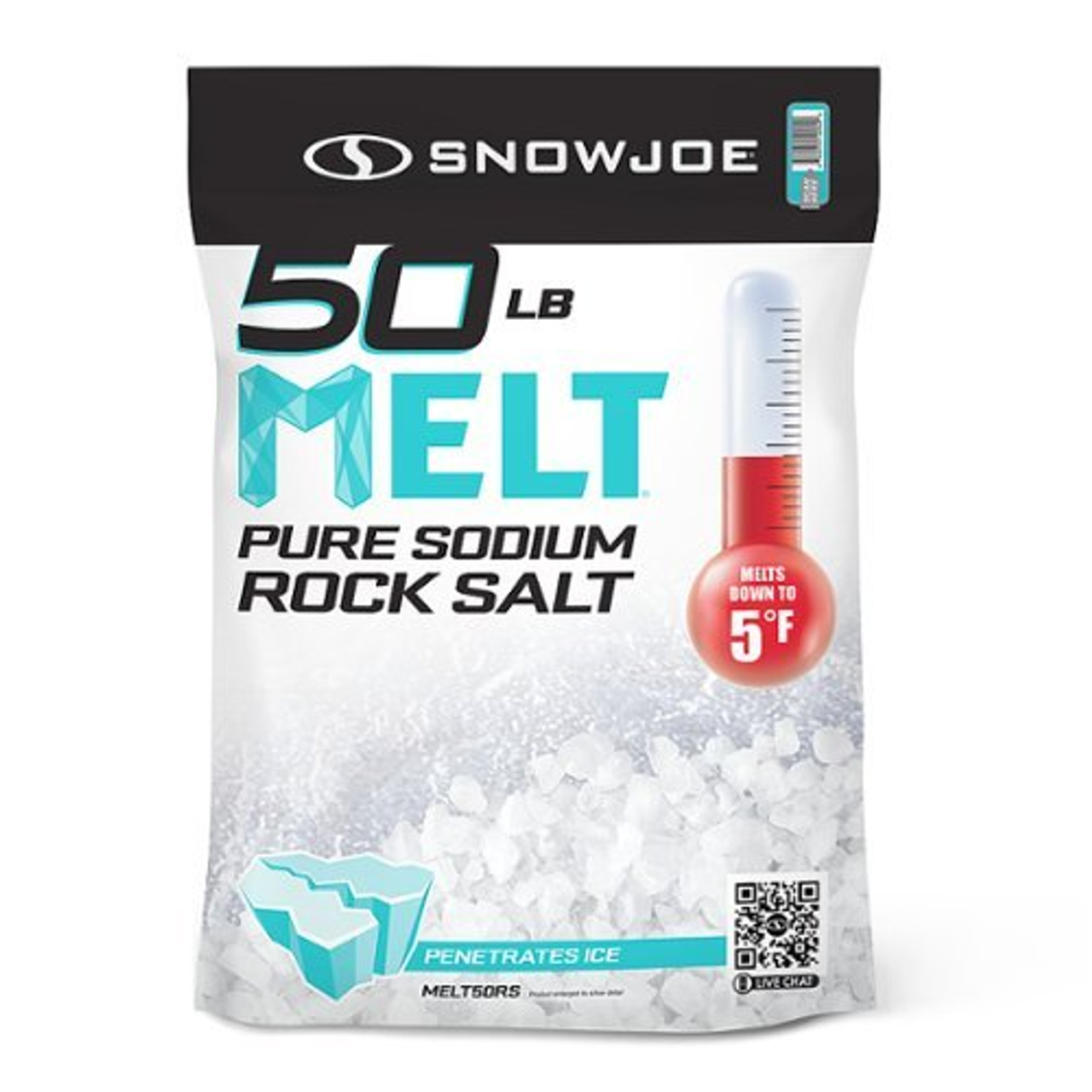 Snow Joe - Pure Sodium Rock Salt Ice Melter