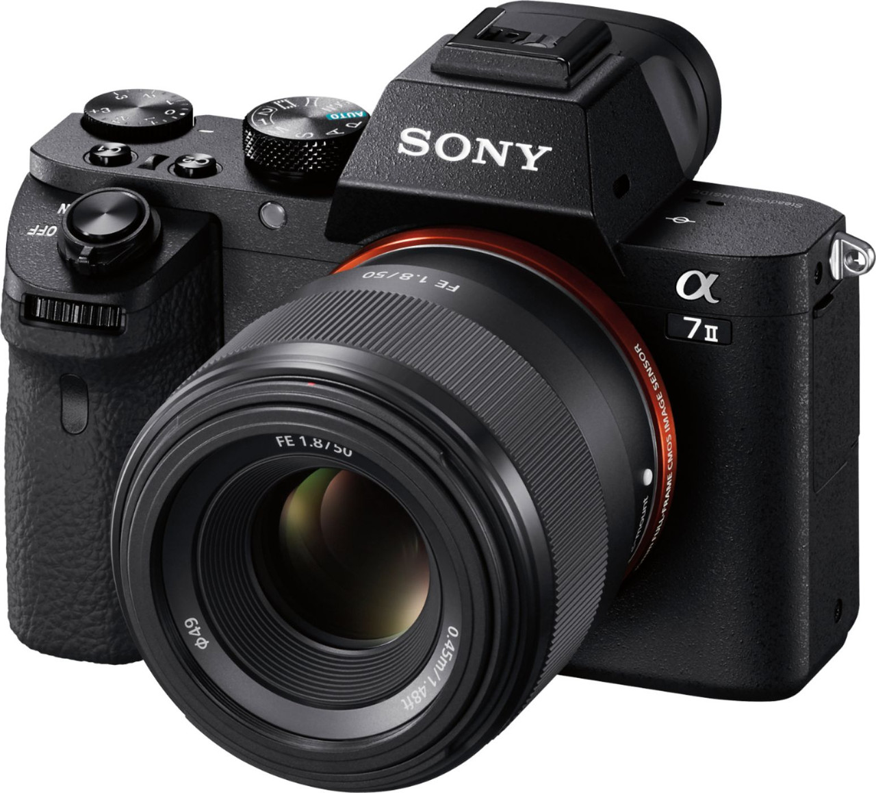 Sony - FE 50mm f/1.8 Standard Prime Lens for Sony E-mount Cameras