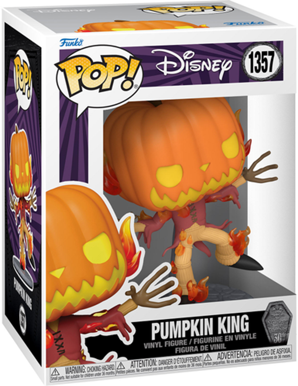 Funko - POP! Disney: The Nightmare Before Christmas- Pumpkin King