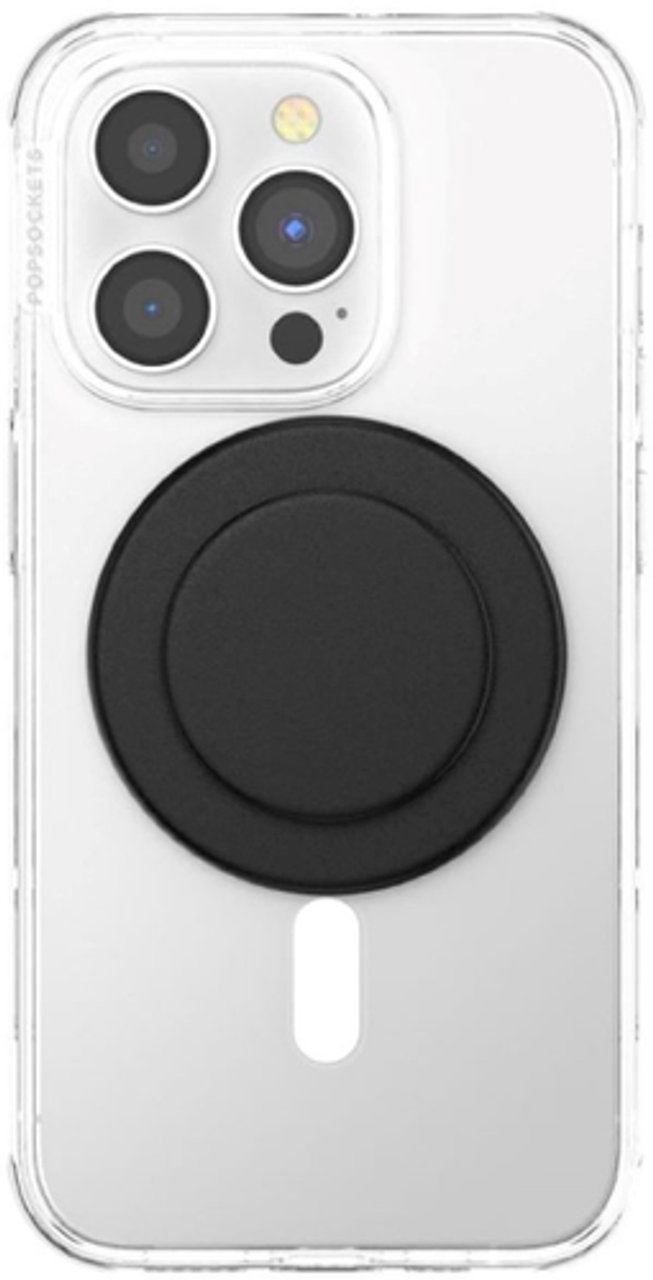 PopSockets - PopGrip Cell Phone Grip & Stand for MagSafe Devices - Black