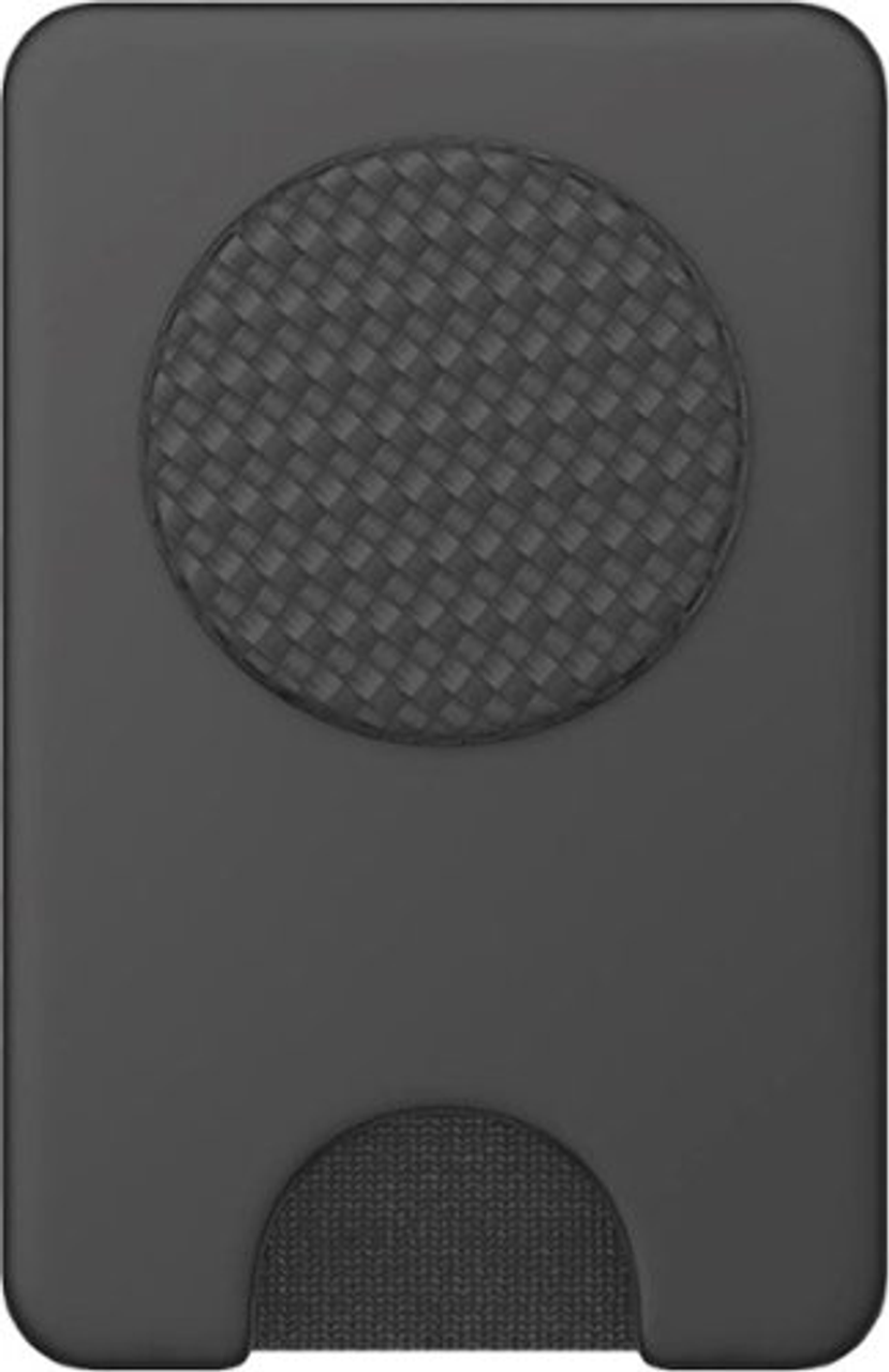 PopSockets - PopWallet+ for MagSafe Devices - Carbonite Weave