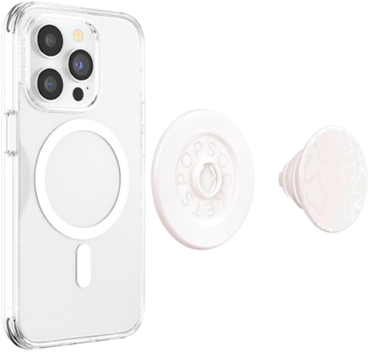 PopSockets - PopGrip Cell Phone Grip & Stand for MagSafe Devices - Horchata