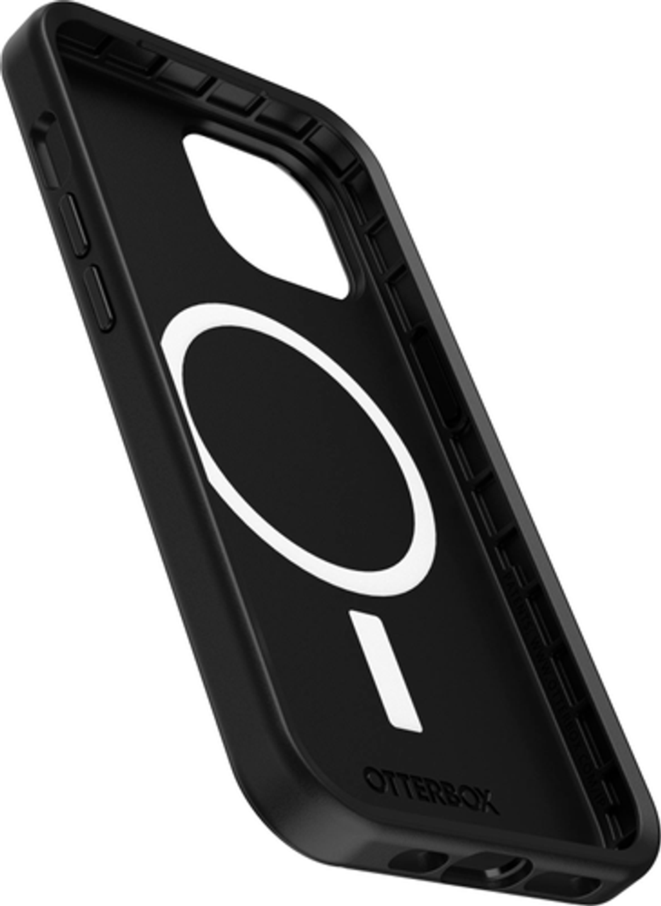 OtterBox - Symmetry Series for MagSafe Hard Shell for Apple iPhone iPhone 15, Apple iPhone 14, and Apple iPhone 13 - Black