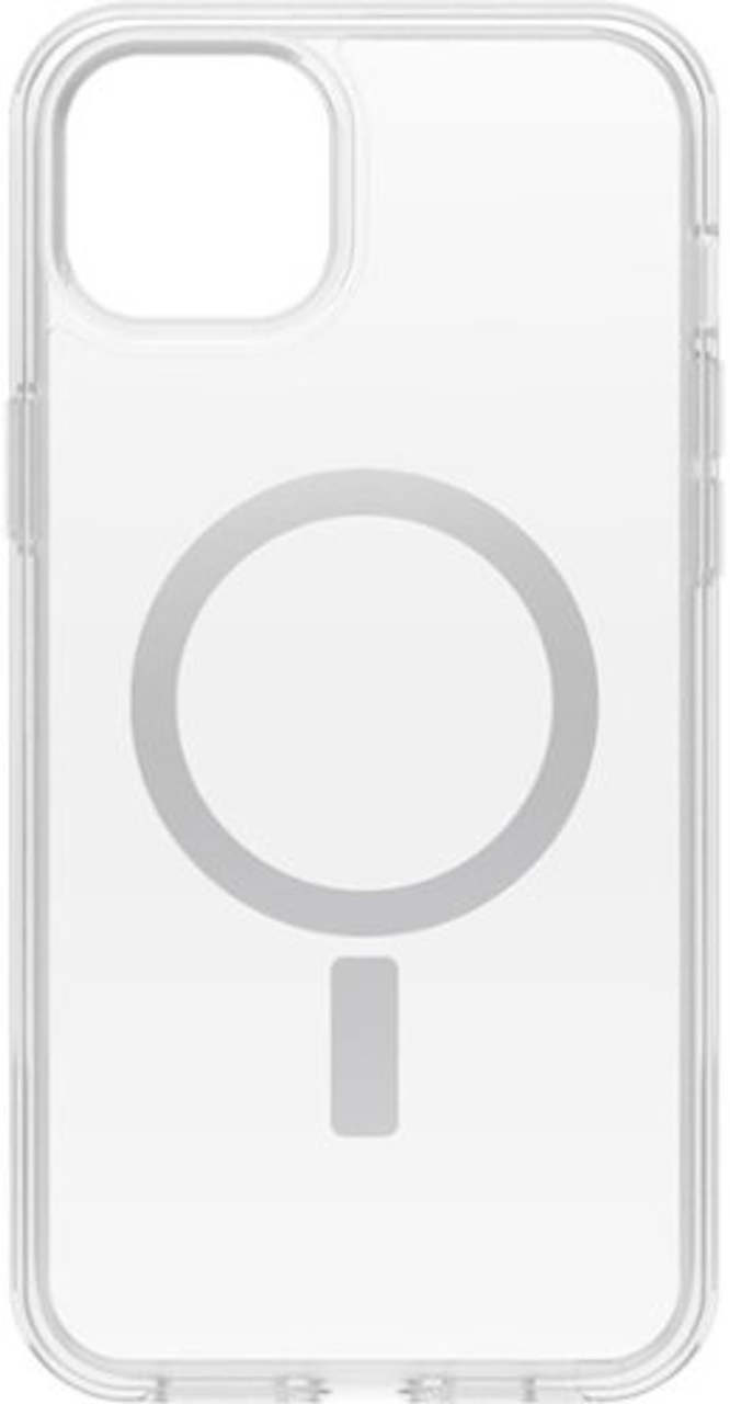 OtterBox - Symmetry Series for MagSafe Hard Shell for Apple iPhone 15 Plus and Apple iPhone 14 Plus - Clear
