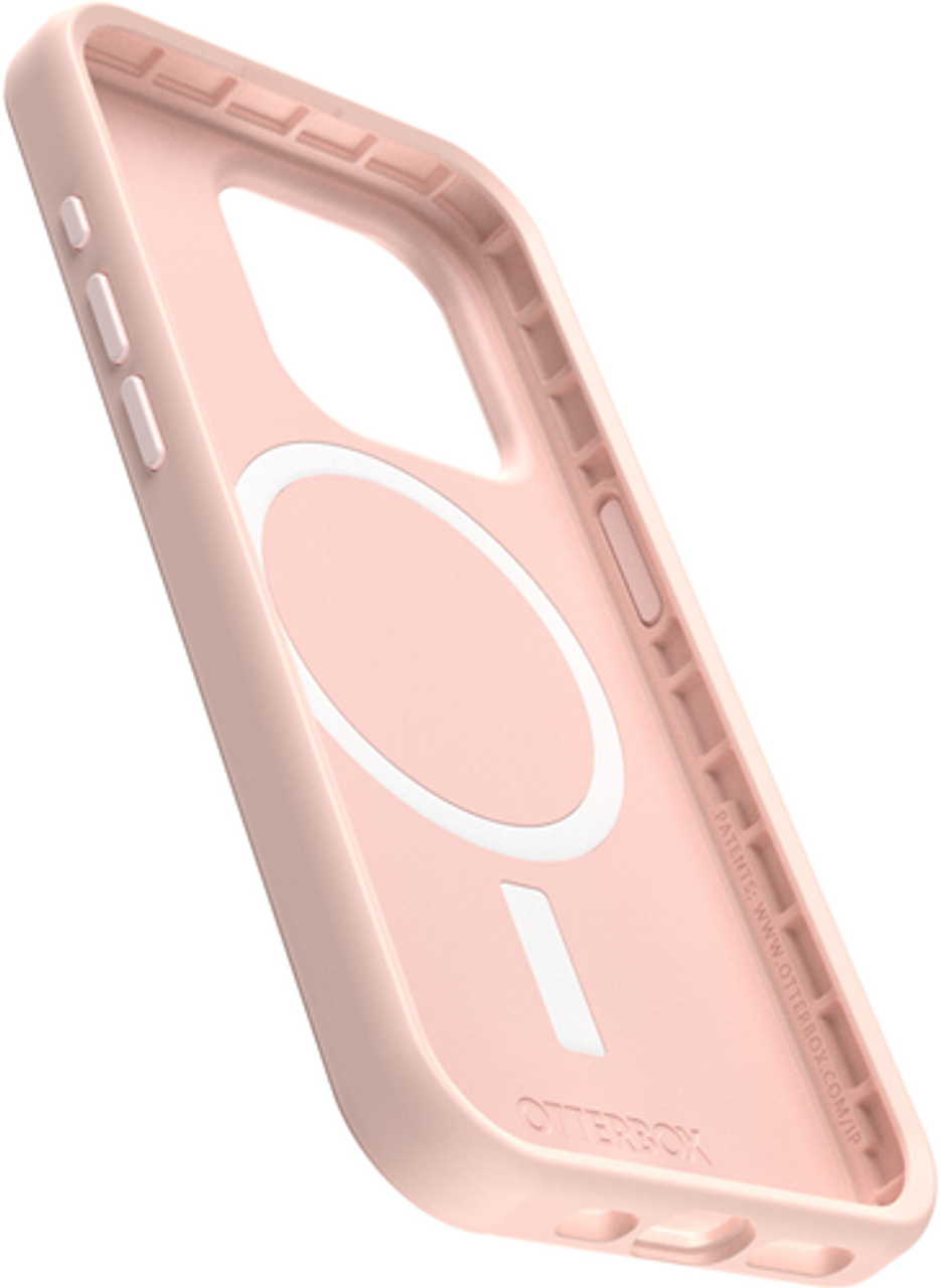 OtterBox - Symmetry Series for MagSafe Hard Shell for Apple iPhone 15 Pro - Ballet Shoes