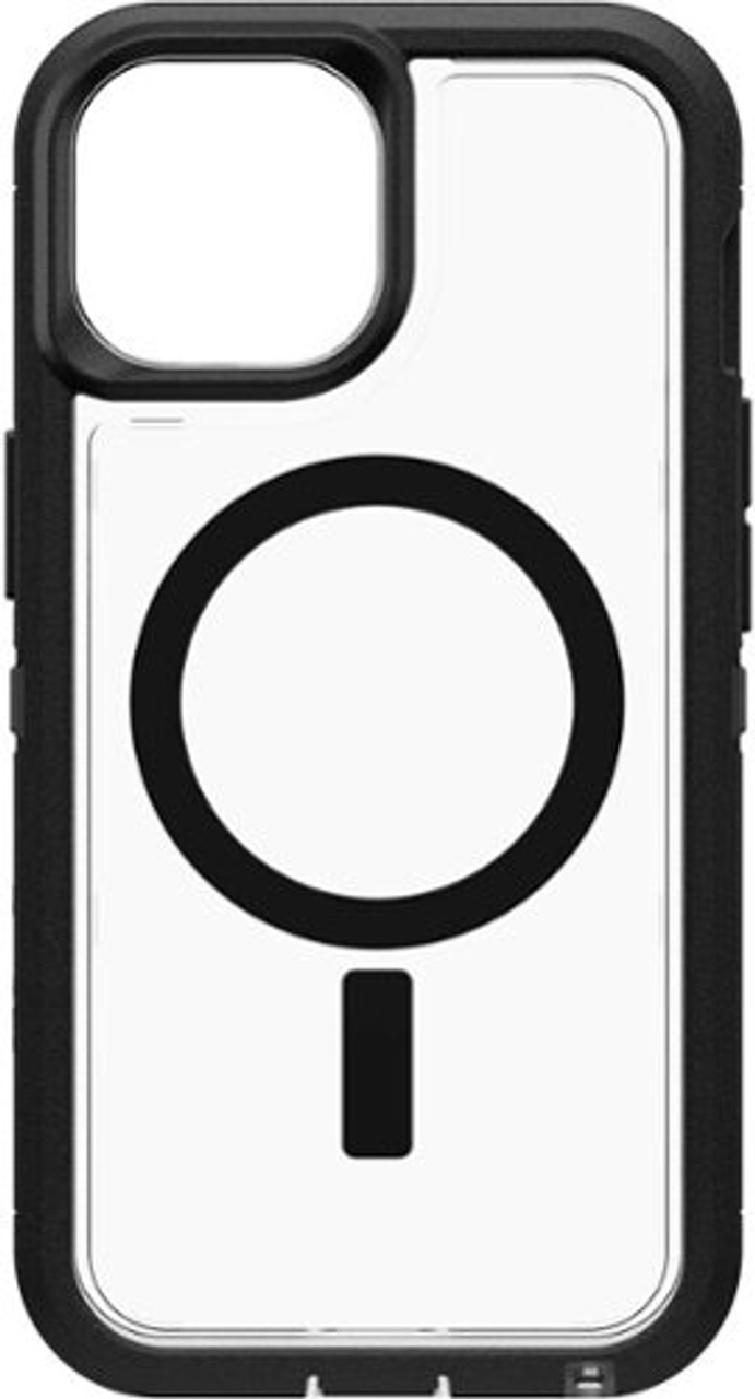 OtterBox - Defender Series Pro XT for MagSafe Hard Shell for Apple iPhone iPhone 15, Apple iPhone 14, and Apple iPhone 13 - Dark Side