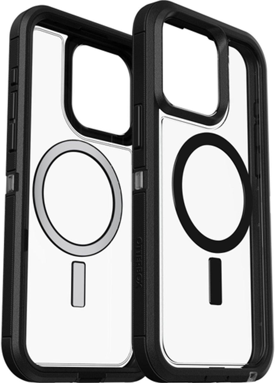 OtterBox - Defender Series Pro XT for MagSafe Hard Shell for Apple iPhone 15 Pro Max - Dark Side