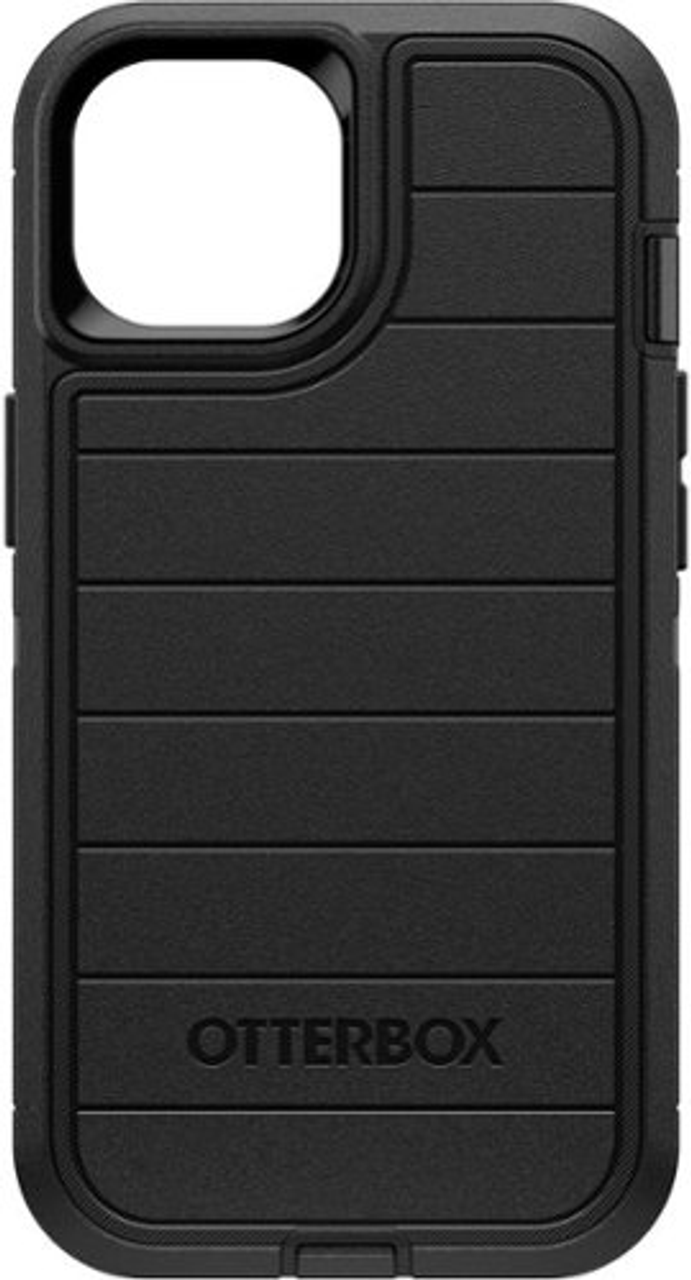 OtterBox - Defender Series Pro Hard Shell for Apple iPhone iPhone 15, Apple iPhone 14, and Apple iPhone 13 - Black