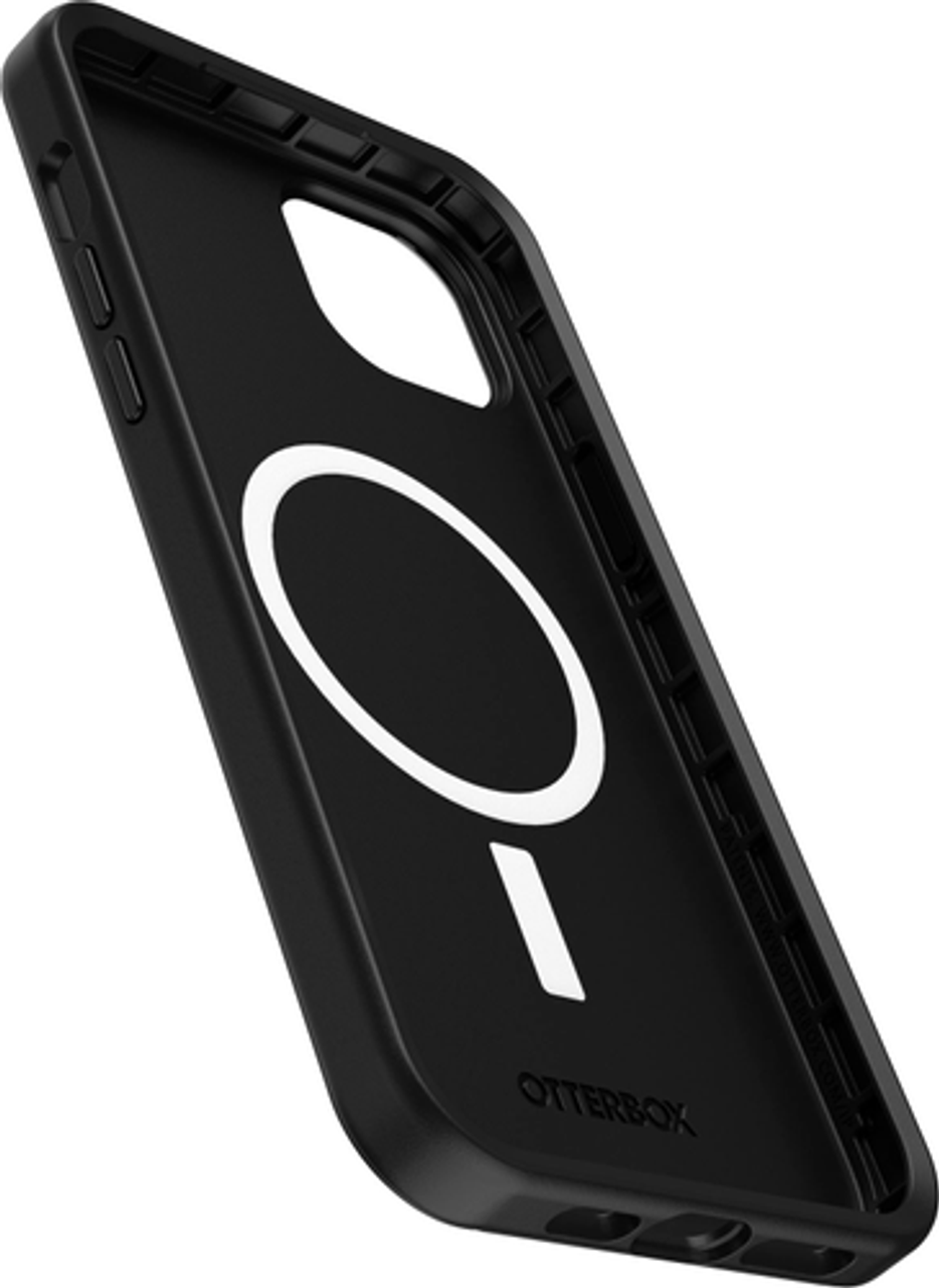 OtterBox - Symmetry Series for MagSafe Hard Shell for Apple iPhone 15 Plus and Apple iPhone 14 Plus - Black