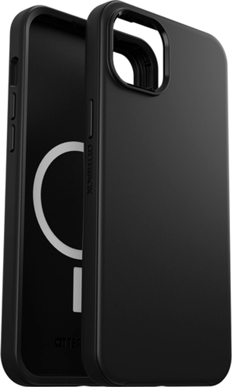 OtterBox - Symmetry Series for MagSafe Hard Shell for Apple iPhone 15 Plus and Apple iPhone 14 Plus - Black