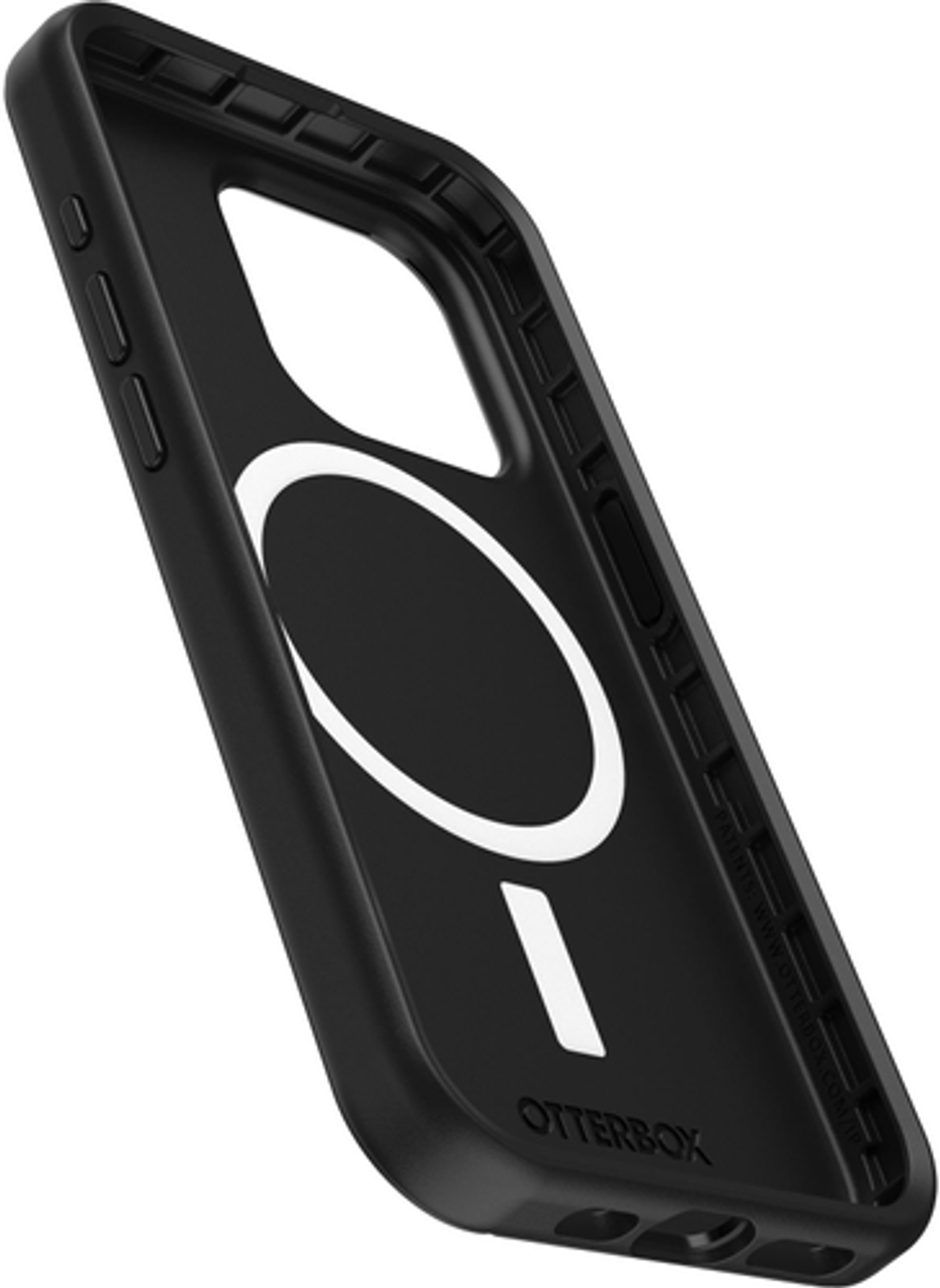 OtterBox - Symmetry Series for MagSafe Hard Shell for Apple iPhone 15 Pro - Black