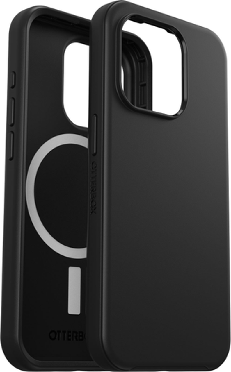 OtterBox - Symmetry Series for MagSafe Hard Shell for Apple iPhone 15 Pro - Black