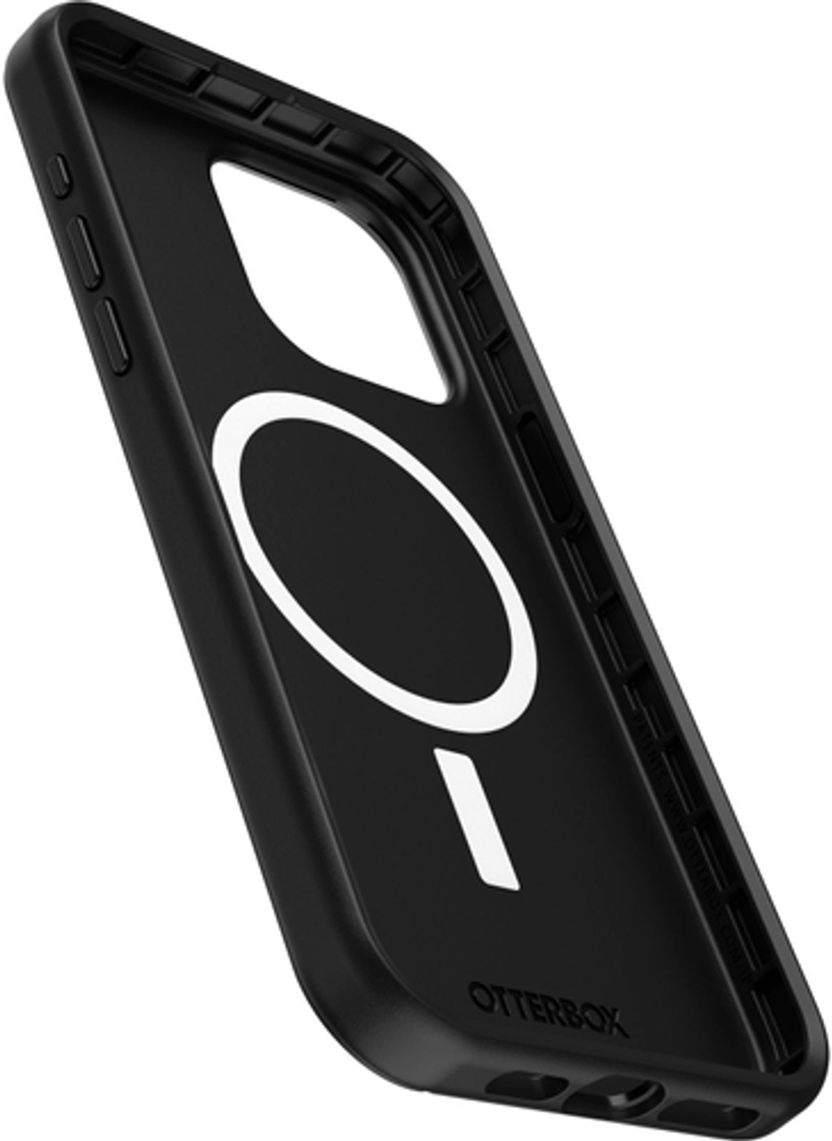 OtterBox - Symmetry Series for MagSafe Hard Shell for Apple iPhone 15 Pro Max - Black