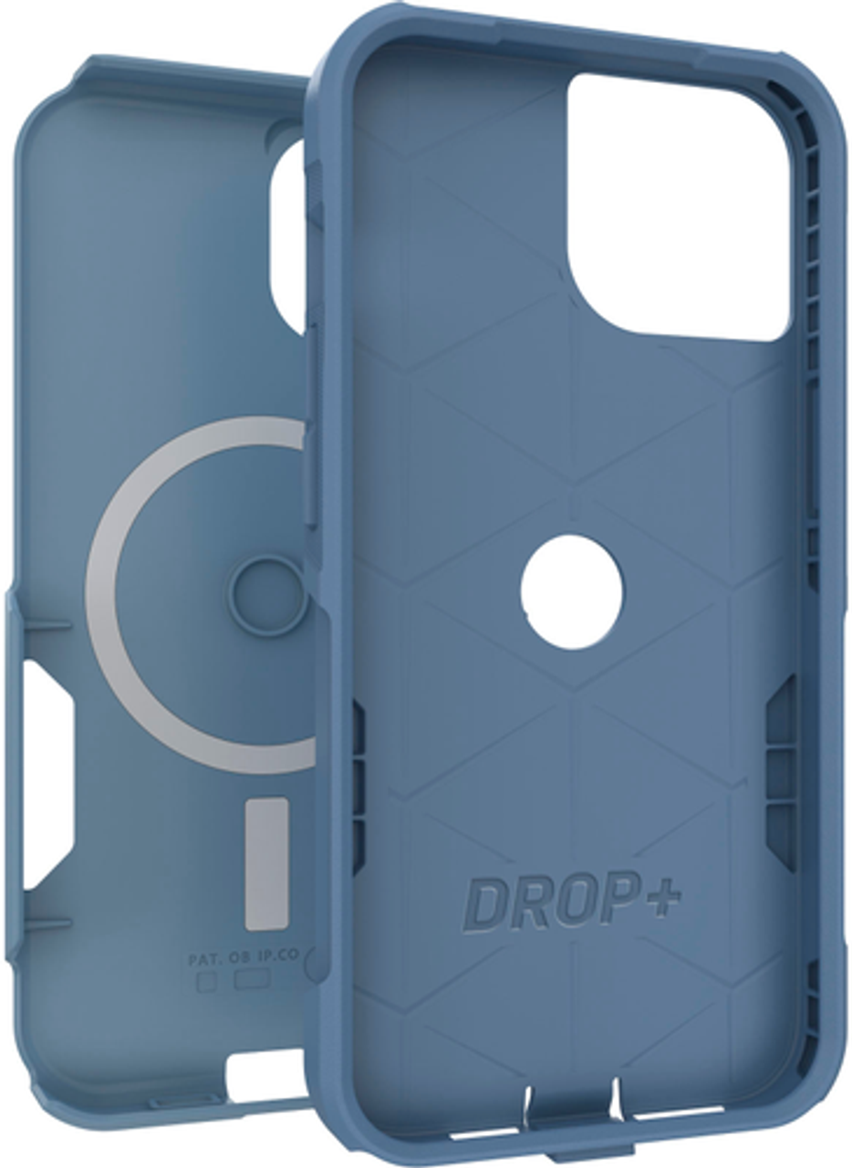 OtterBox - Commuter Series for MagSafe Hard Shell for Apple iPhone iPhone 15, Apple iPhone 14, and Apple iPhone 13 - Crisp Denim