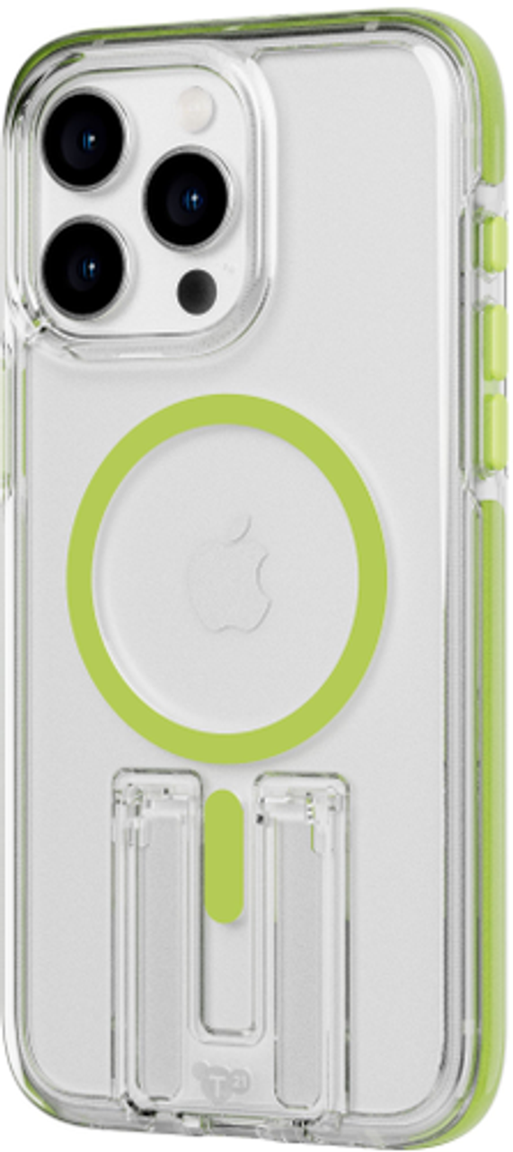Tech21 - EvoCrystal Kick with Magsafe for iPhone 15 Pro Max - Lime