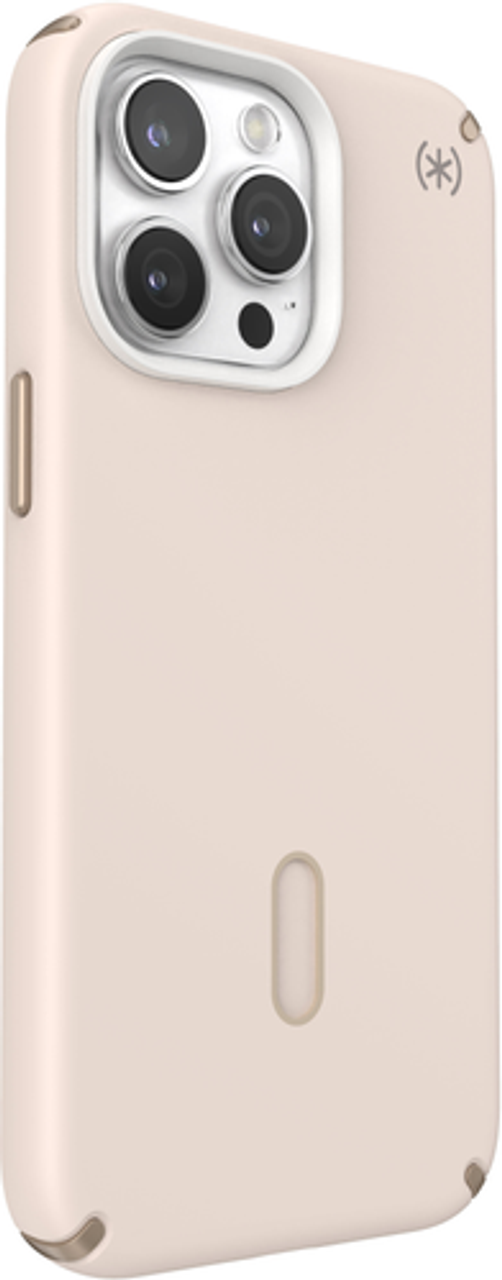 Speck - Presidio2 Pro ClickLock Case with MagSafe for Apple iPhone 15 Pro Max - Bleached Bone/Heirloom Gold